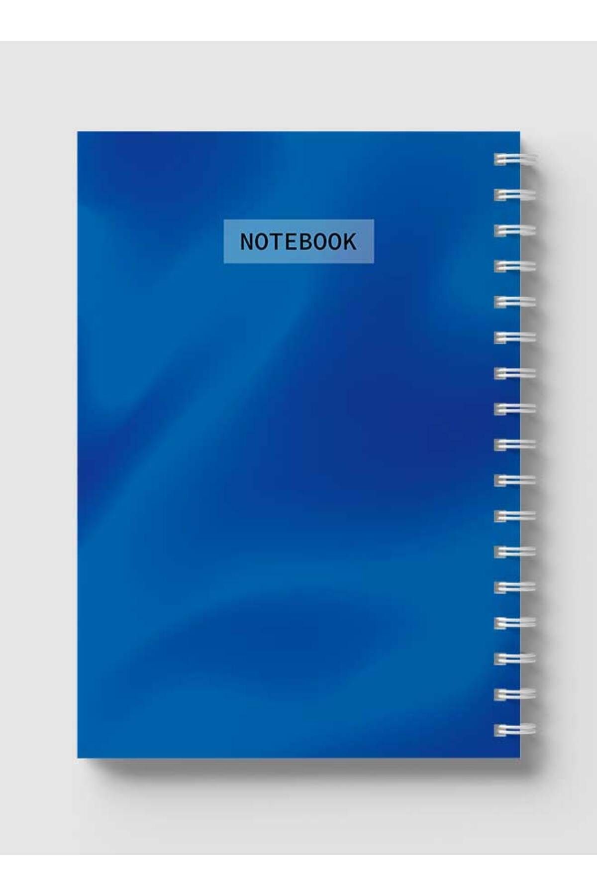 LOWHA-Spiral Notebook with Front and Back Hard Covers Featuring Minimalist Gradient Design 5