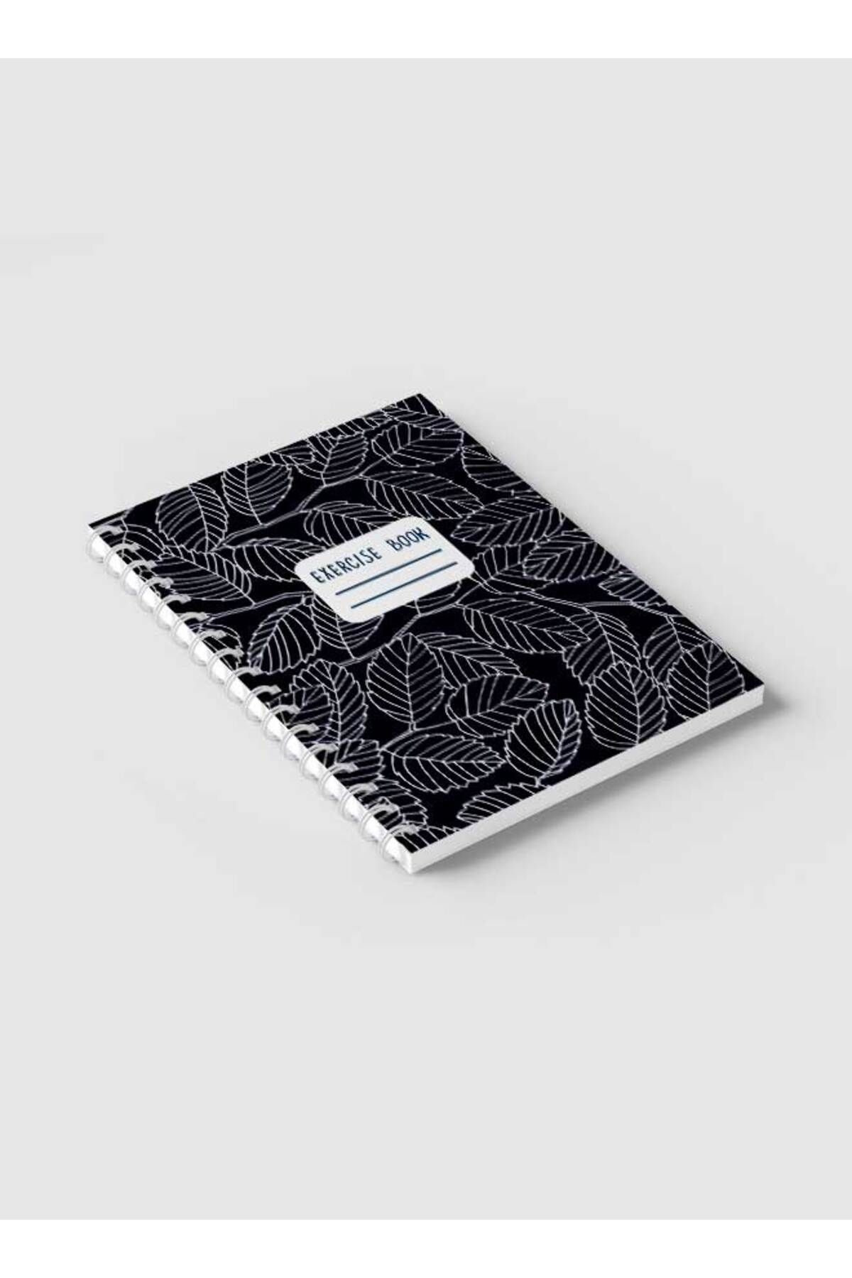 LOWHA-Spiral Notebook with Front and Back Hard Covers Featuring Elm Branches & Leaves Design 2