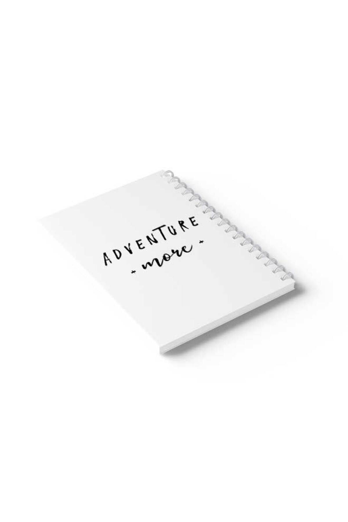 LOWHA-Spiral Notebook with Front and Back Hard Covers Featuring Adventure More Design 6