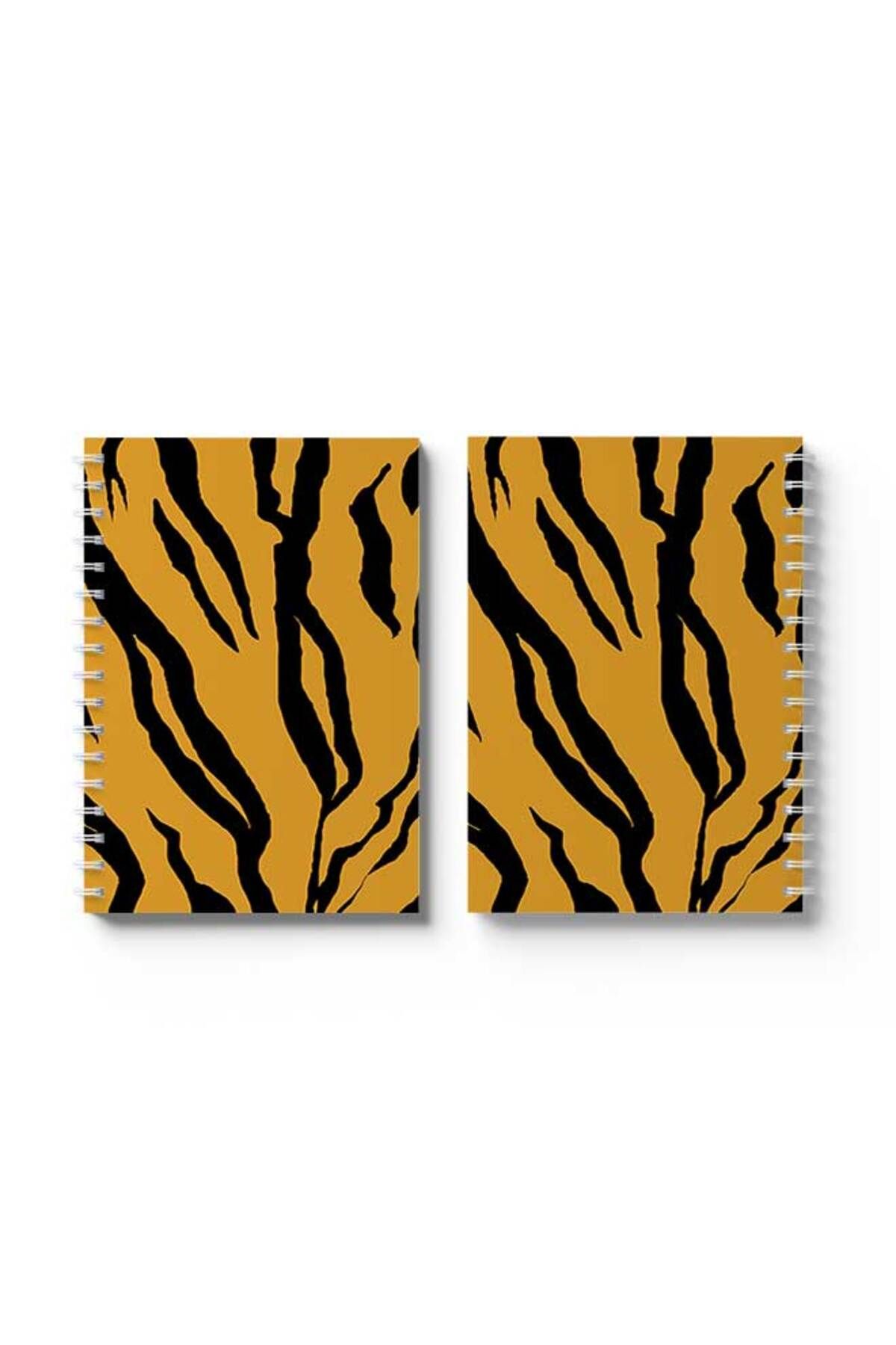 LOWHA-Spiral Notebook with Front and Back Hard Covers Featuring Cracks Design 4