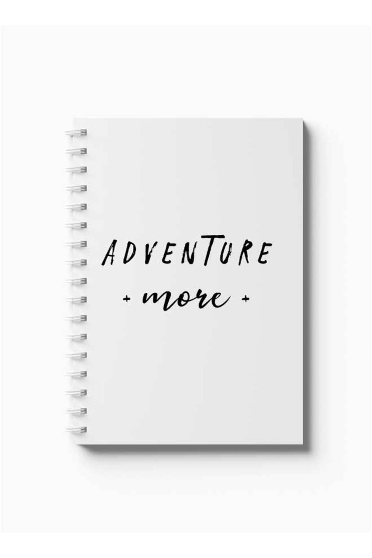 LOWHA-Spiral Notebook with Front and Back Hard Covers Featuring Adventure More Design 5