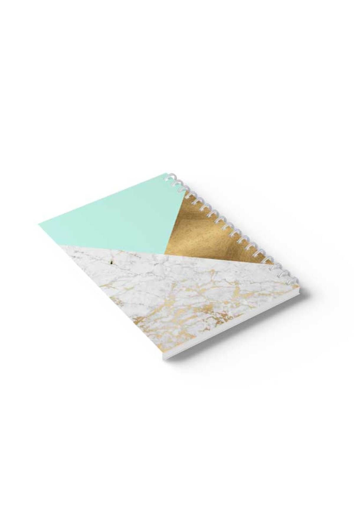 LOWHA-Spiral Notebook with Front and Back Hard Covers Featuring Colourful Design 6