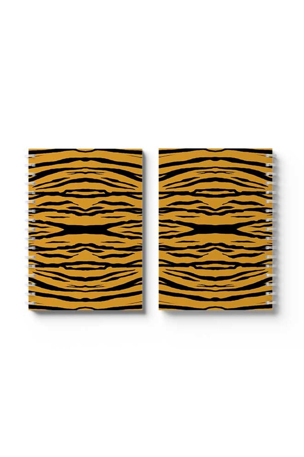 LOWHA-Spiral Notebook with Front and Back Hard Covers Featuring Art Pattern Design 4