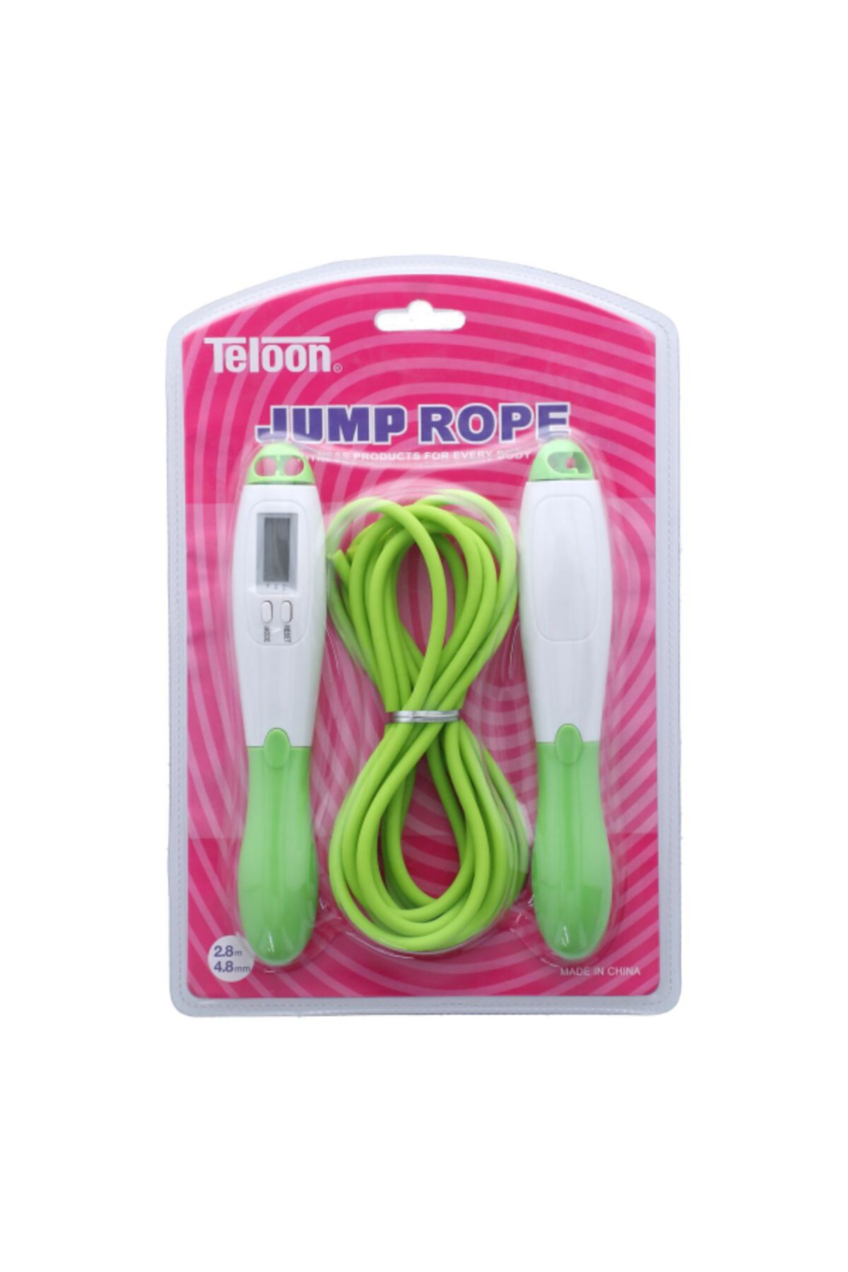 Teloon-Plastic Handle Jump Rope with Counter 1