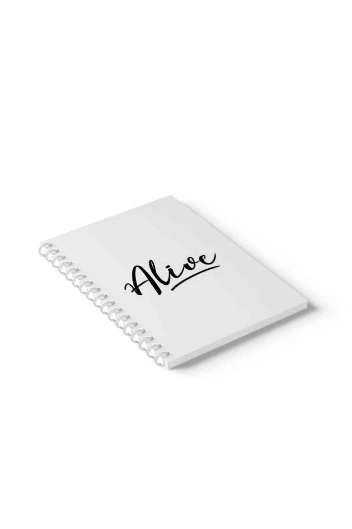 LOWHA-Spiral Notebook with Front and Back Hard Covers Featuring Alive Design 2