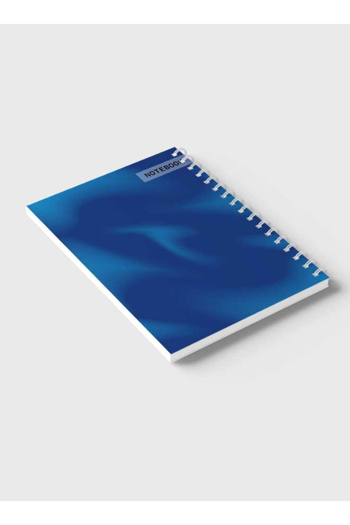 LOWHA-Spiral Notebook with Front and Back Hard Covers Featuring Minimalist Gradient Design 6