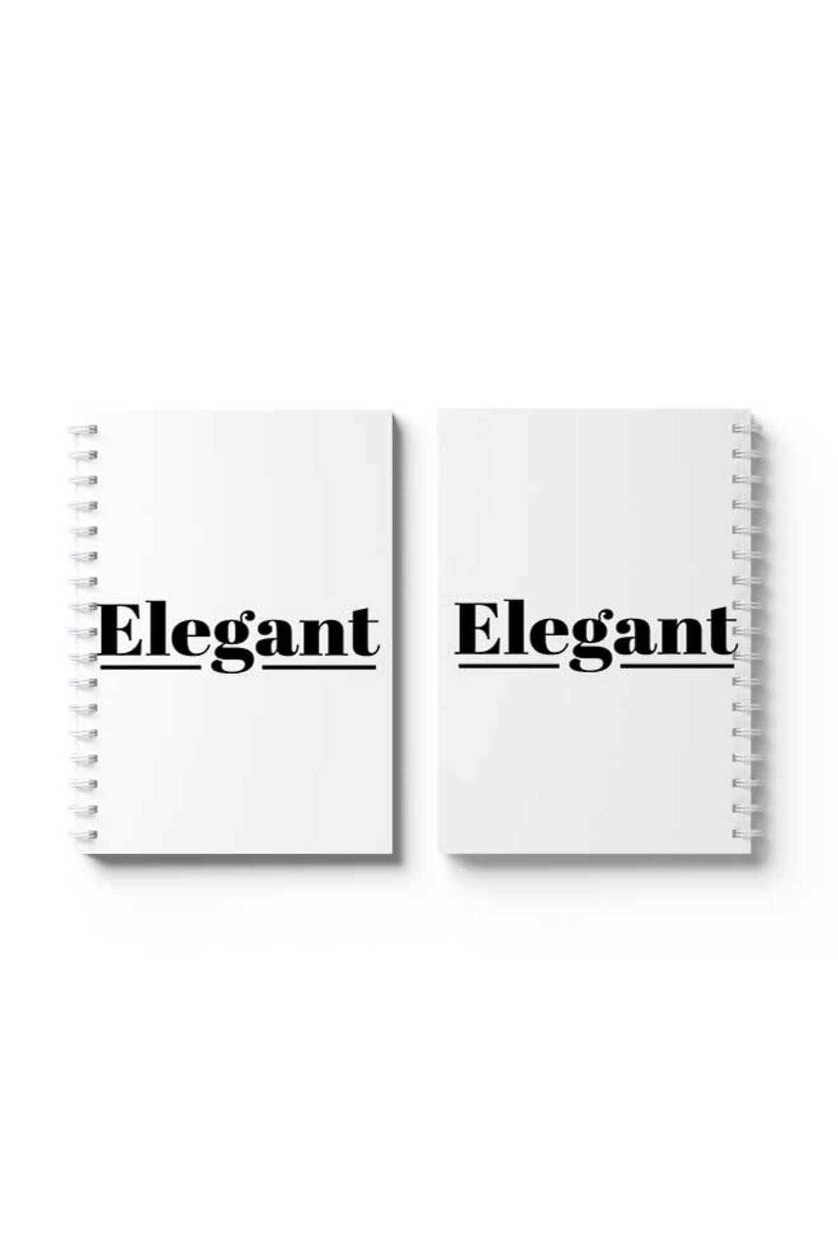 LOWHA-Spiral Notebook with Front and Back Hard Covers Featuring Elegant Design 4
