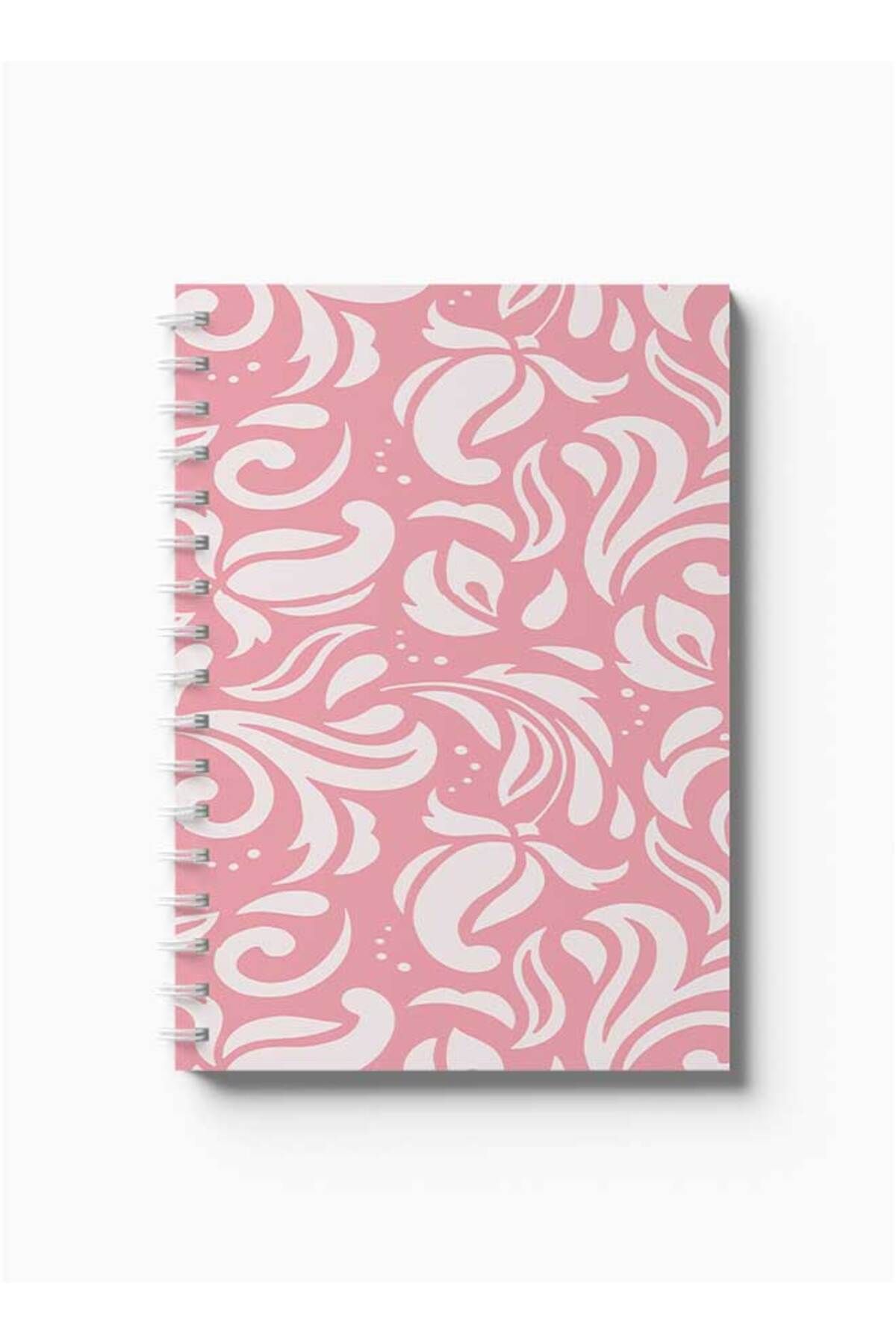 LOWHA-Spiral Notebook with Front and Back Hard Covers Featuring Shapes Design 5
