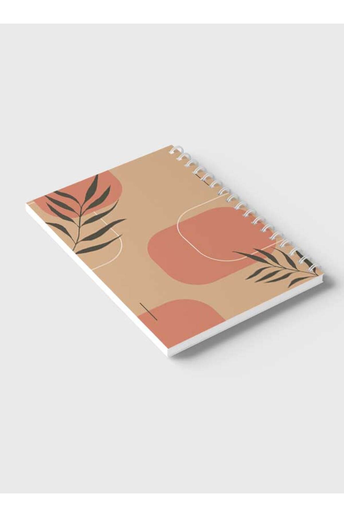 LOWHA-Spiral Notebook with Front and Back Hard Covers Featuring Boho Design 6