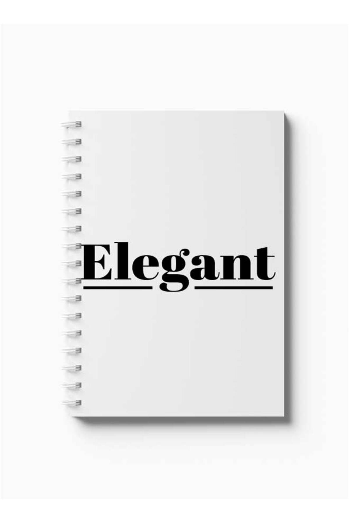 LOWHA-Spiral Notebook with Front and Back Hard Covers Featuring Elegant Design 5