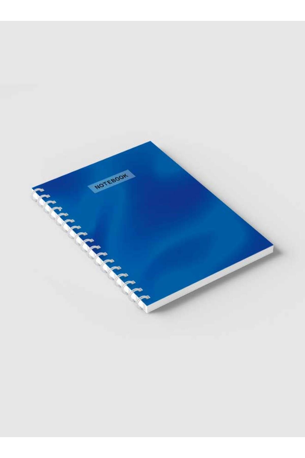 LOWHA-Spiral Notebook with Front and Back Hard Covers Featuring Minimalist Gradient Design 2