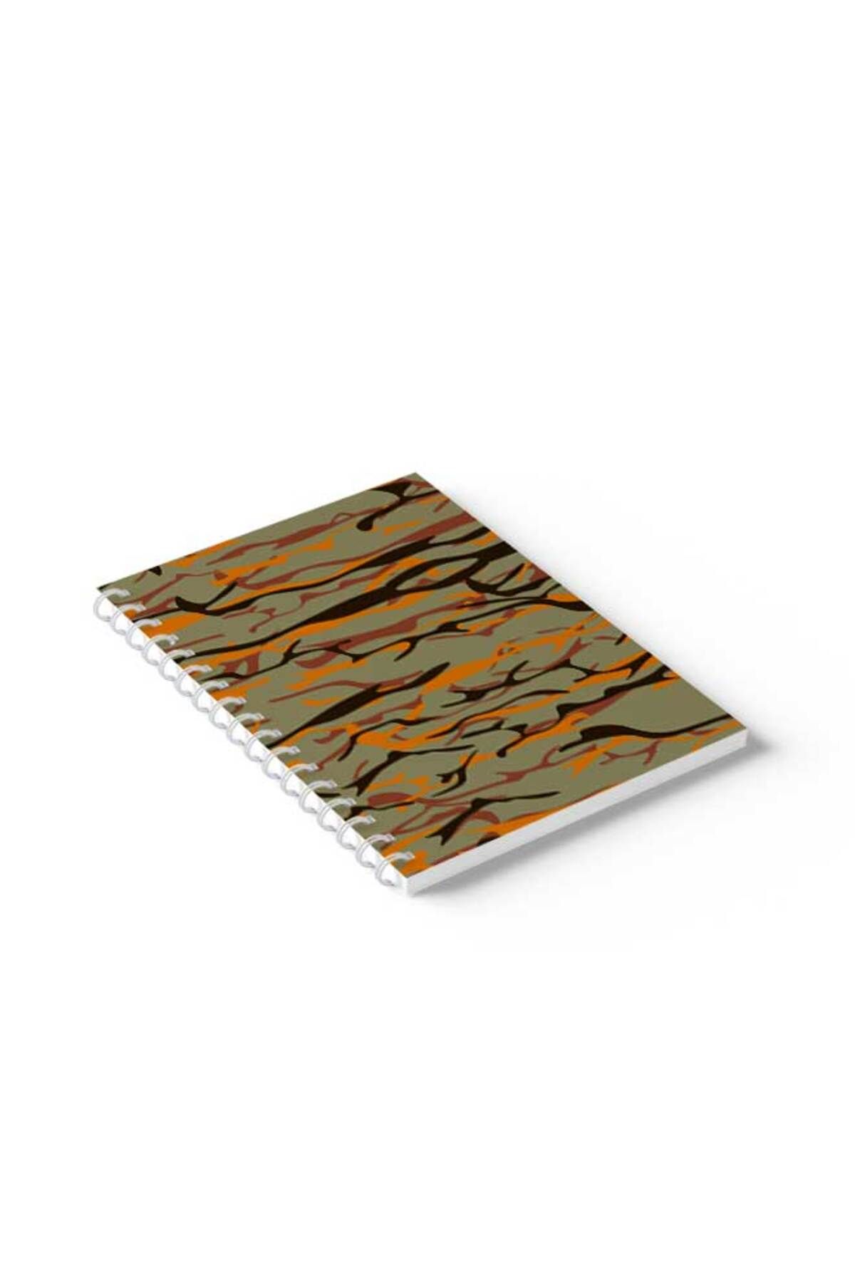 LOWHA-Spiral Notebook with Front and Back Hard Covers Featuring Shapes Design 2