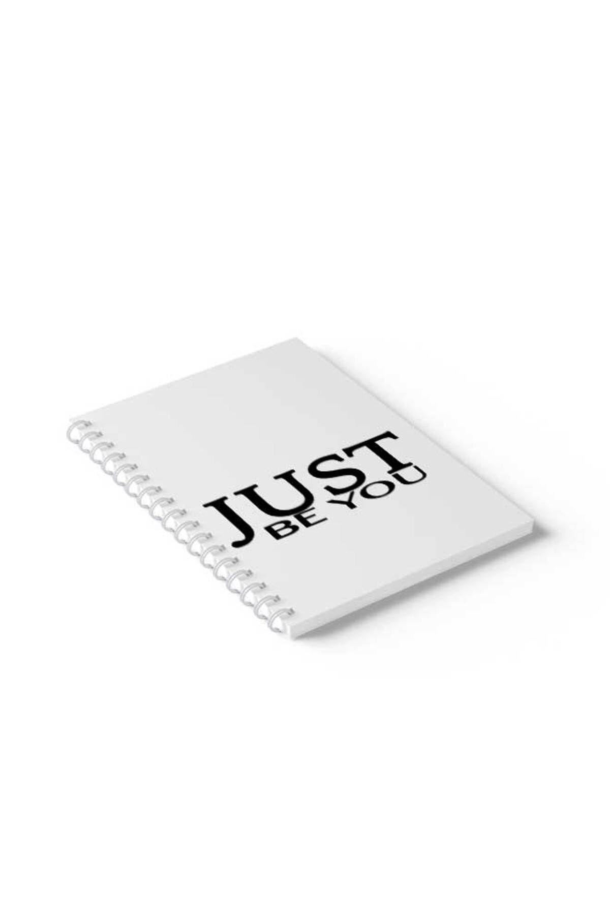 LOWHA-Spiral Notebook with Front and Back Hard Covers Featuring Just Be You Design 2