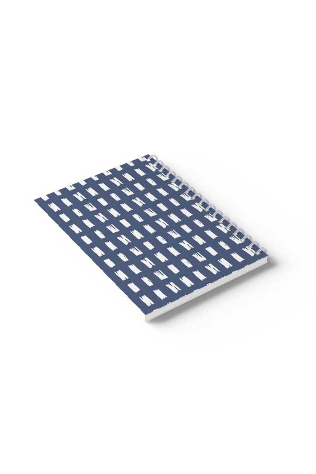 LOWHA-Spiral Notebook with Front and Back Hard Covers Featuring Shapes Design 6