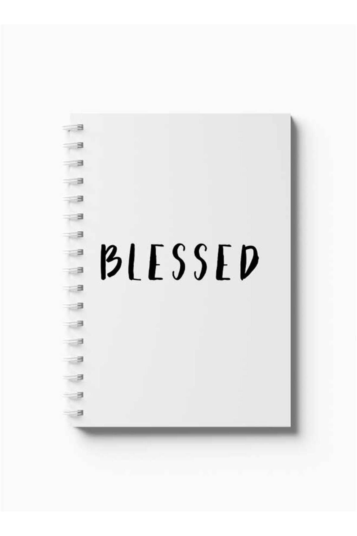 LOWHA-Spiral Notebook with Front and Back Hard Covers Featuring Blessed Design 5