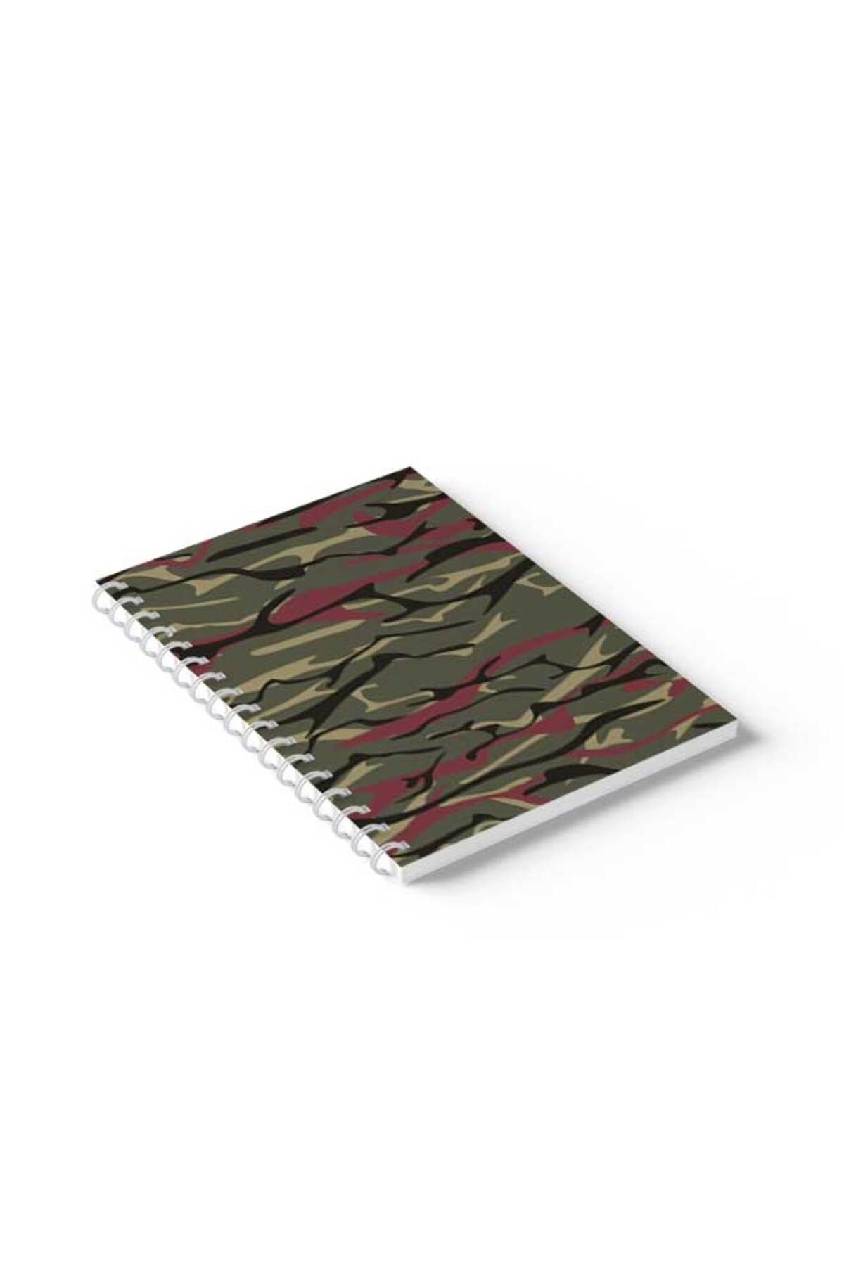 LOWHA-Spiral Notebook with Front and Back Hard Covers Featuring Shapes Design 2