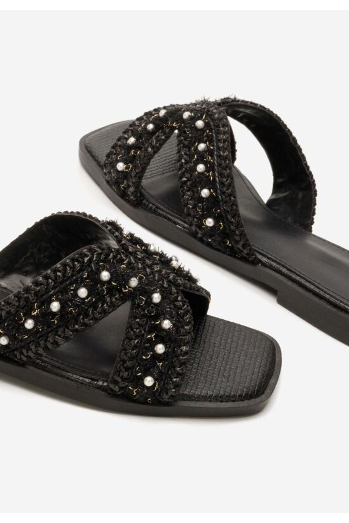 B T Shoes-Ingryd black flat slippers 5
