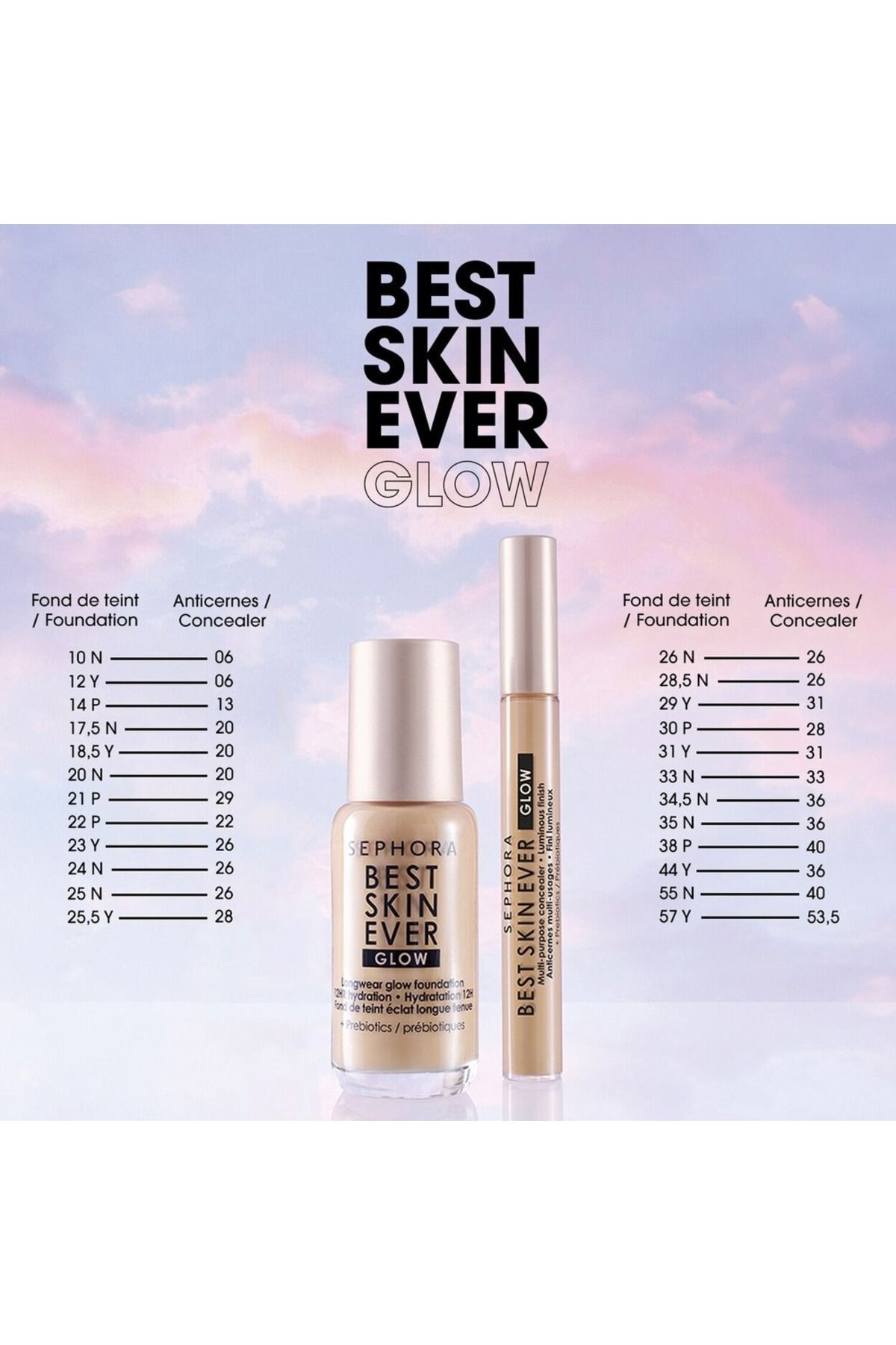 SEPHORA COLLECTION-Best Skin Ever Glow Foundation 21P 25ml – Dewy Finish for Pink Undertones 8
