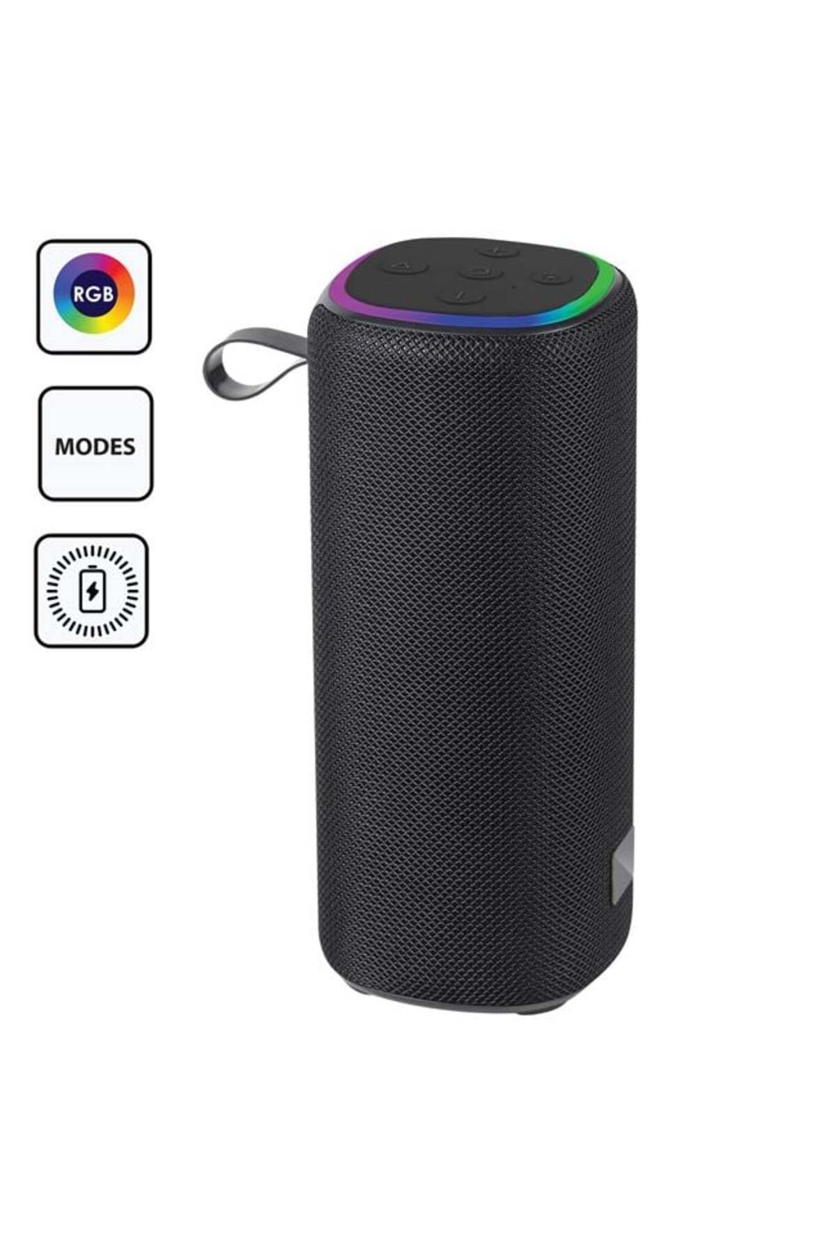 OEM-Boxa Portabila Bluetooth 10W RGB 7.5x7.5x17.5cm 4