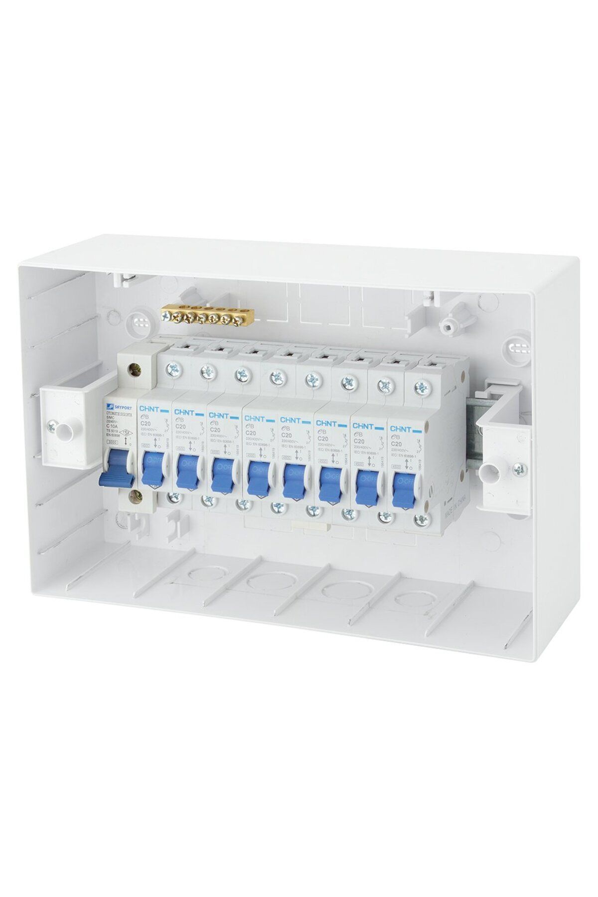 Nilson-- Quantum 6-Piece Surface Mounted Fuse Box - with Terminal Block 5
