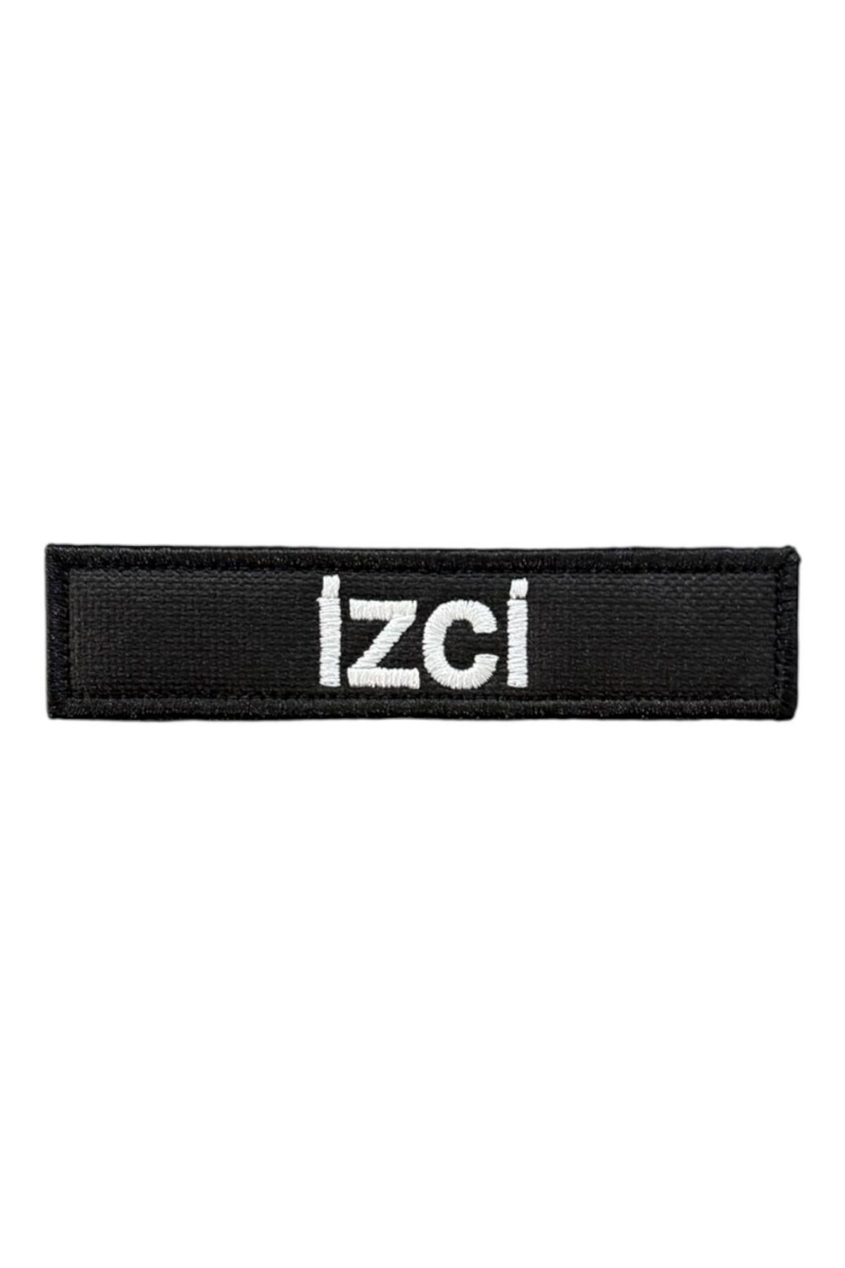 Ex Patch Patch De Broderie Scris Scout De Fundal Negru - 9,5x2 Cm - One Size
