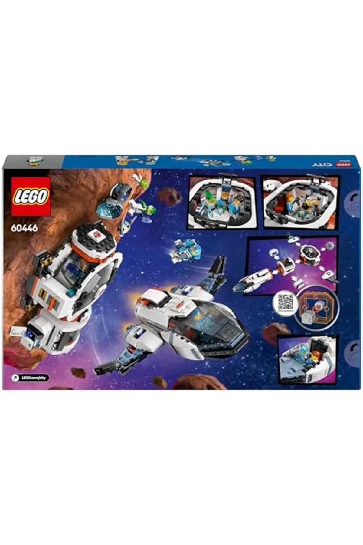 ماکت‌شاپ سیتی کشتی فضایی مدولار کهکشانی ۶۰۴۴۶-۷ برای کودکان فضانورد و علاقه‌مندان به فضا، مناسب برای سنین ۶ سال به بالا