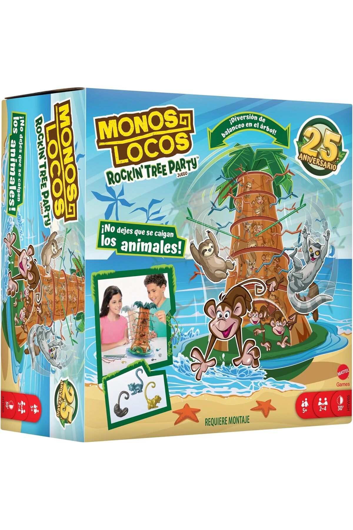 STOREMAX Games Tumblin' Monkeys 25. Yıl Özel Kutu Oyunu Çocuklara ve aile ile arkadaşlarla geçen akşamlara yö