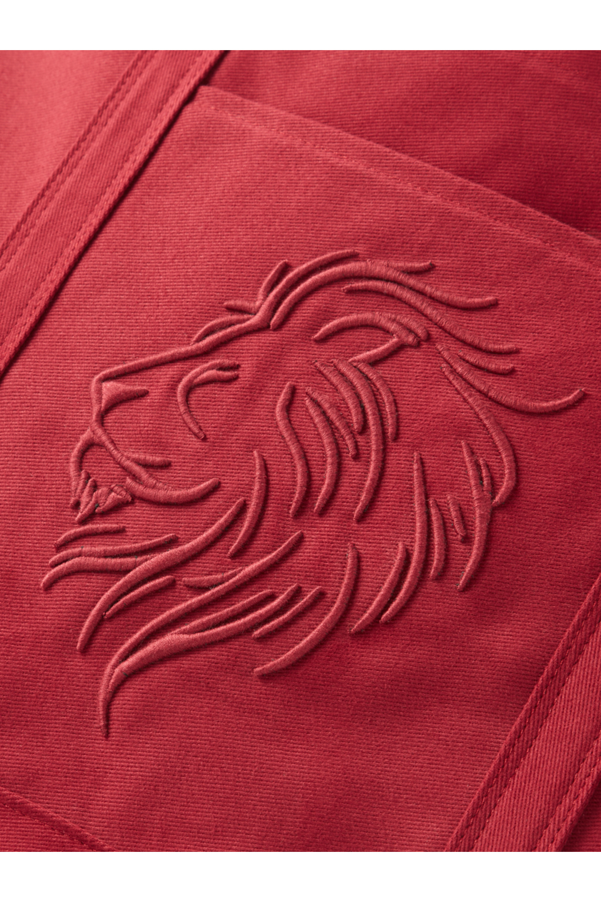 Galatasaray  Galatasaray Aslan Logolu Gabardin Bez Torba Çanta 48*38cm U251333 - Görsel 3