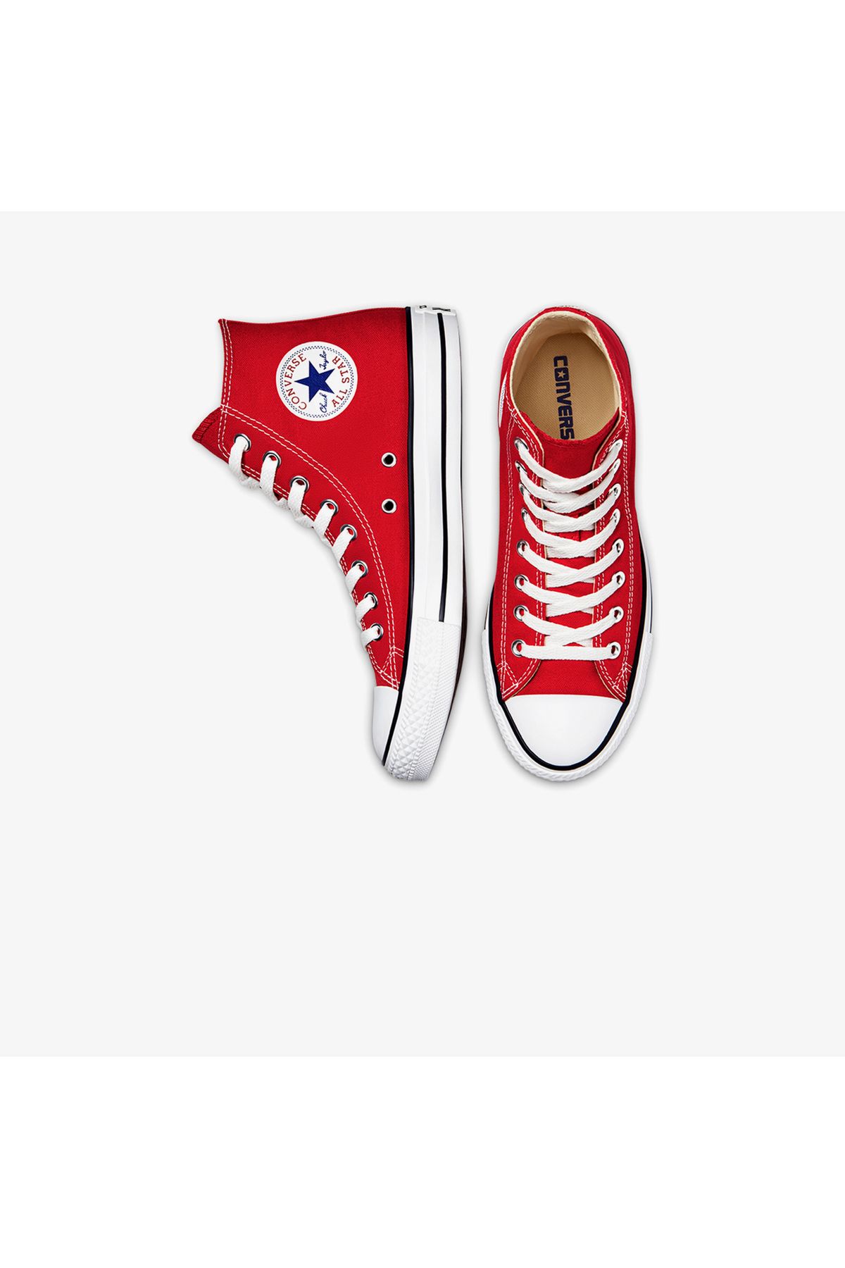 converse-Червоні кросівки Chuck Taylor All Star Hi Unisex Unisex 5