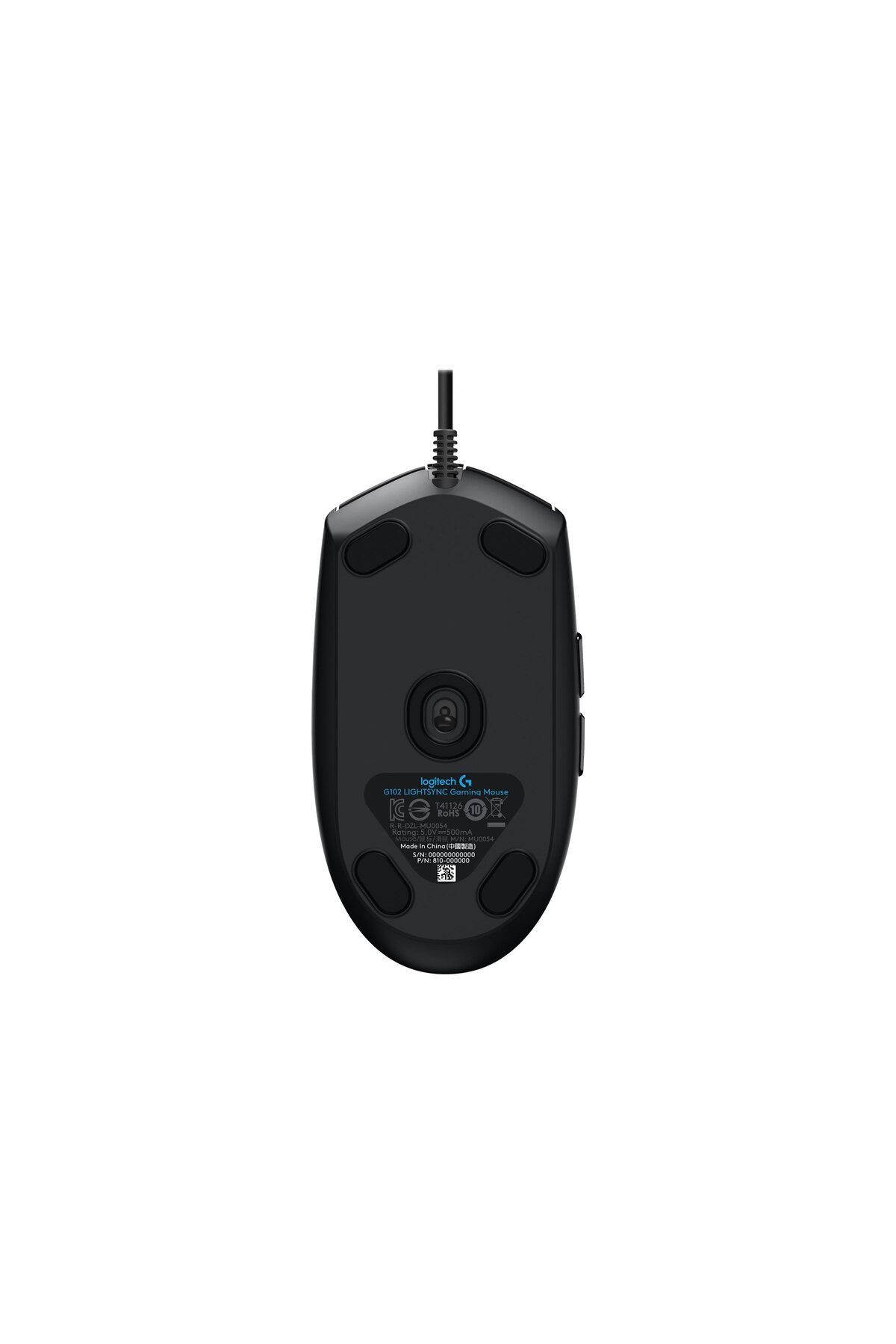 logitech-| Mouse de gaming | G102 LIGHTSYNC | Cu fir | USB | Negru 7