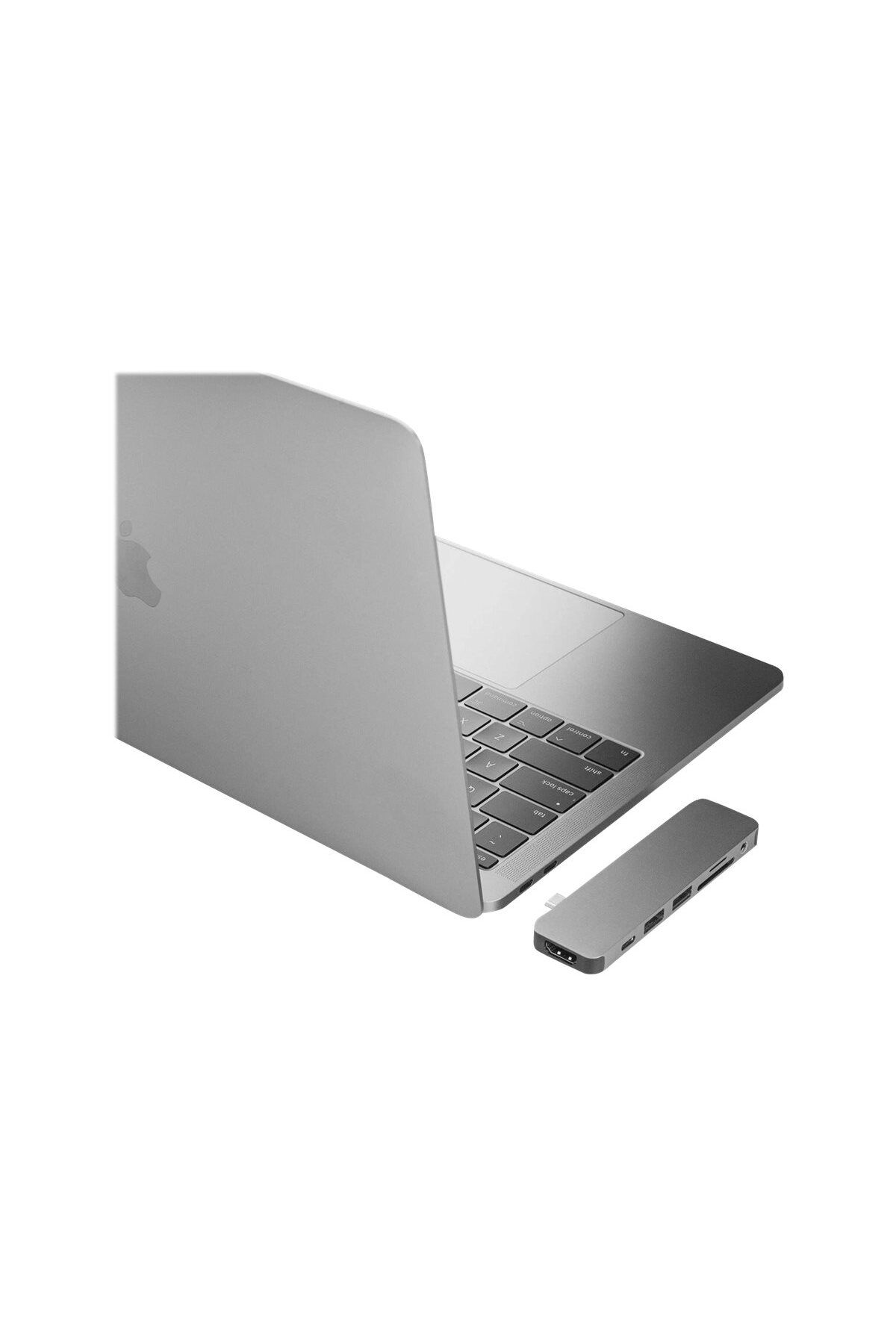 3DHyperStudio-Hyper HyperDrive USB-C 7-in-1 Laptop Form-Fit Hub - Space Grey 11