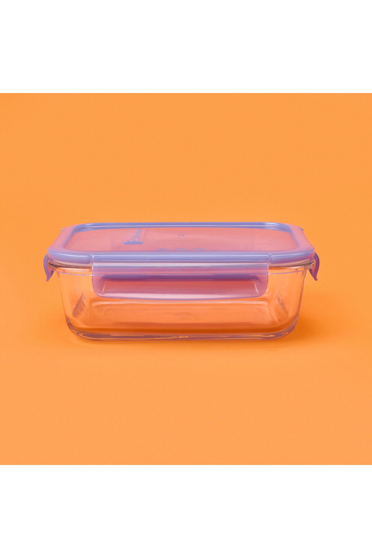 Paşabahçe-Lockie&Lock Storage Container - Transparent / Blue - 1030 ml 1