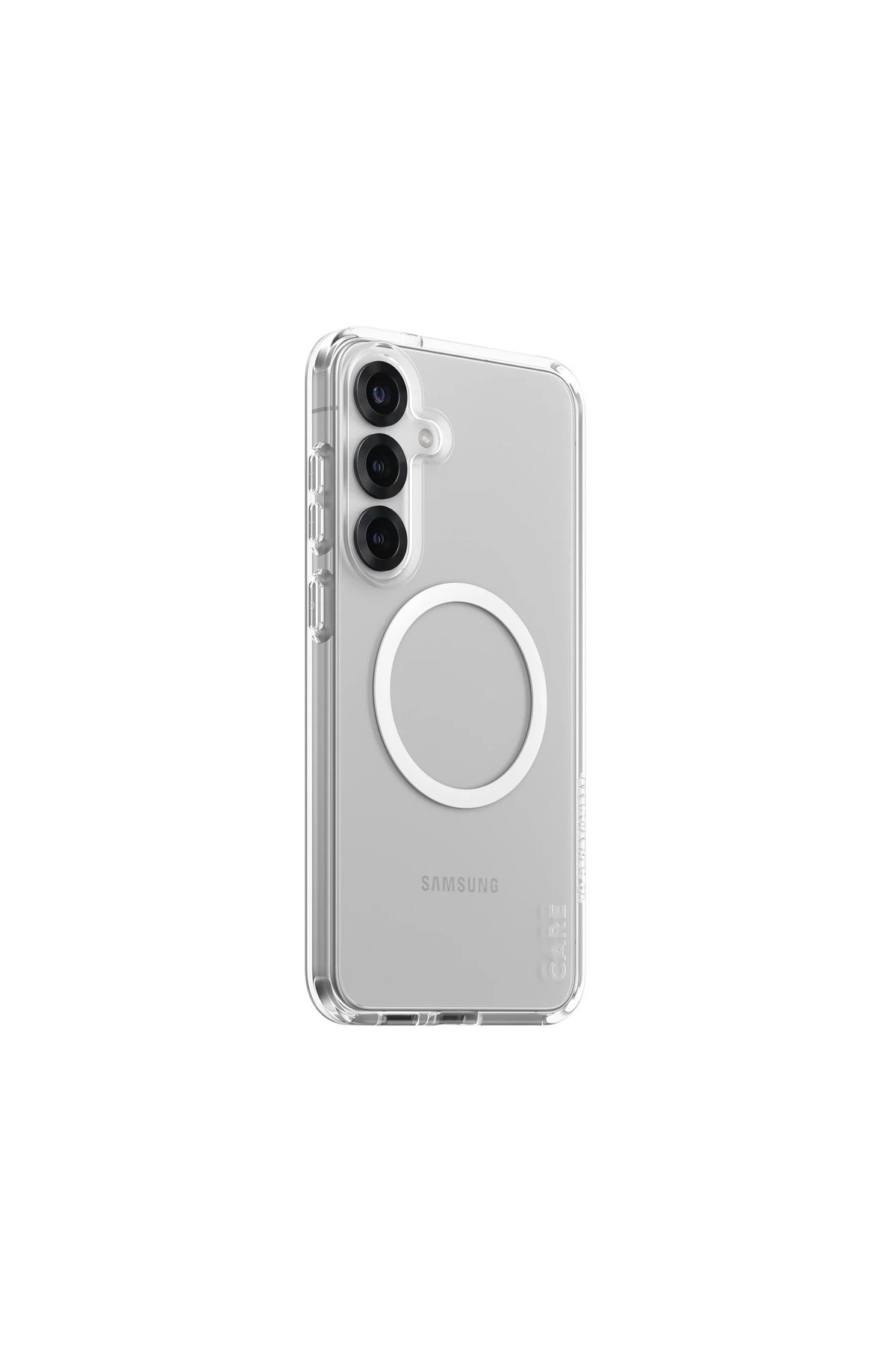 2nd Care-CARE by PanzerGlass Flagship Case Transparent Urban Combat w. White Qi Compatible Samsung Galaxy S25 2