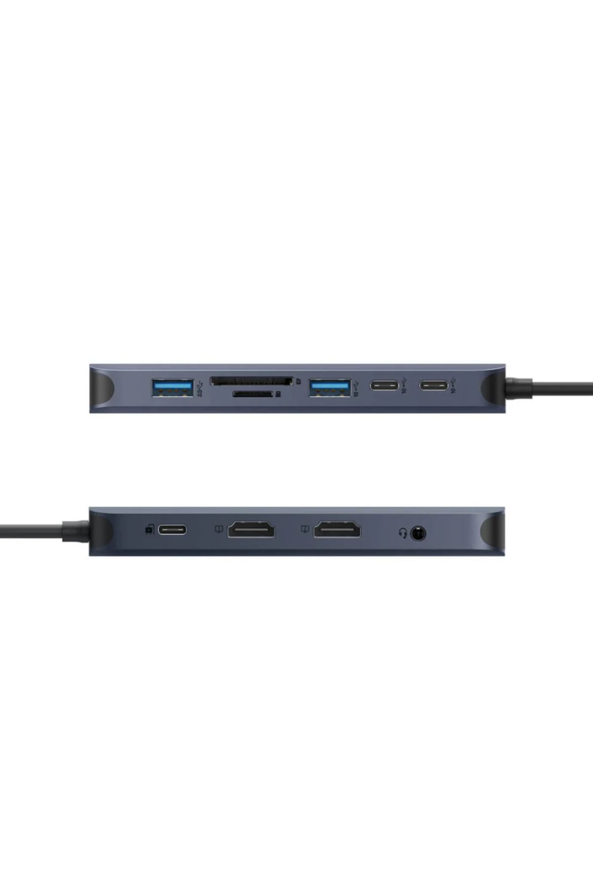3DHyperStudio-Hyper HyperDrive EcoSmart Gen.2 Dual HDMI USB-C 11-in-1 Hub w 140 W PD3.1 Pass-Thru - 4