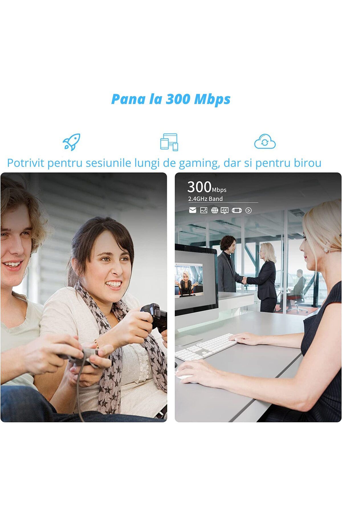 WowStep-Wireless Signal Amplifier, WiFi Range Extender, 2.4 Hz, 300 Mbps, WEP, WPA and WPA2, LAN, Black 8