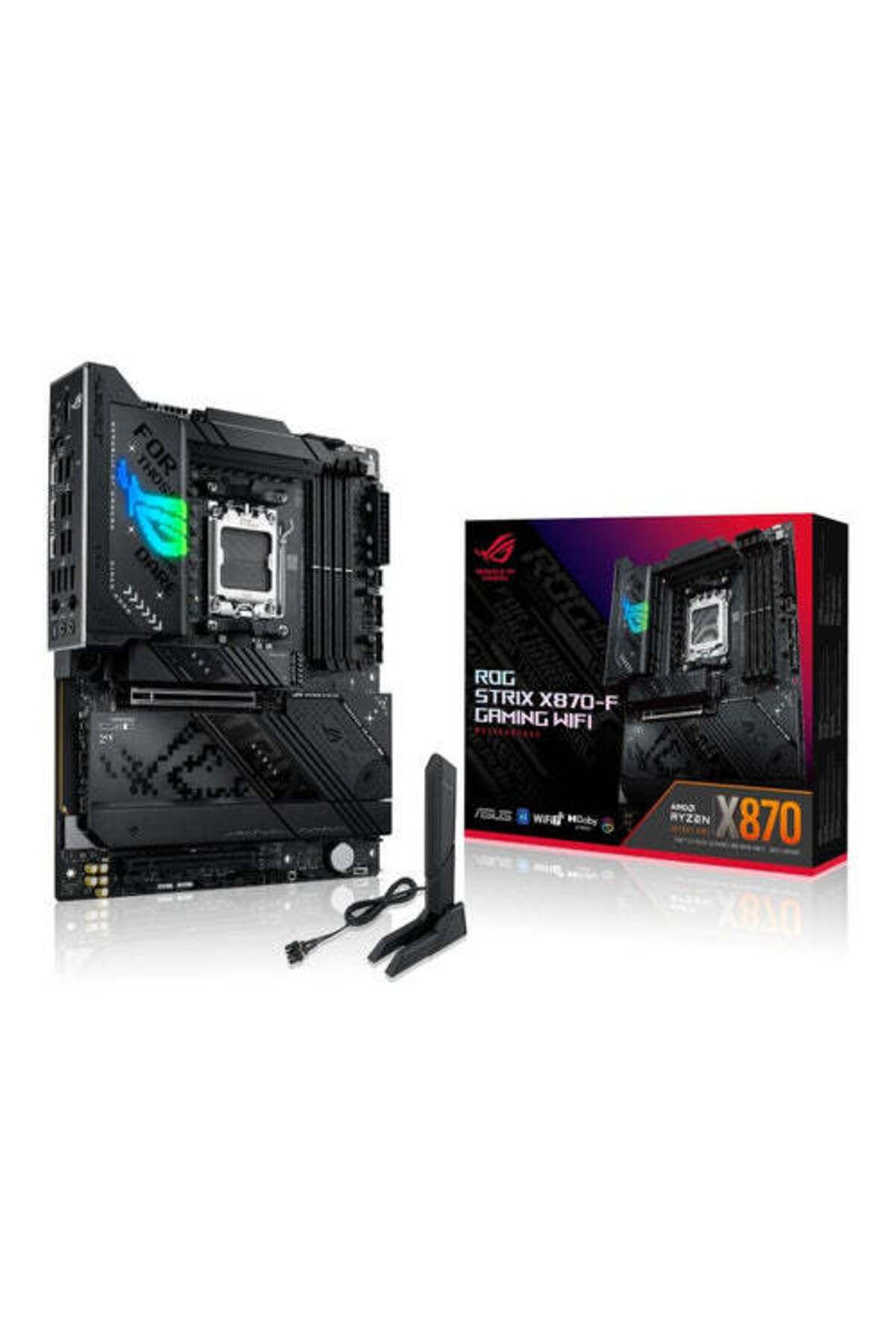 ASUS-ROG STRIX X870-F GAMING WIFI | Rodzina procesorów AMD | Gniazdo procesora AM5 | DDR5 8