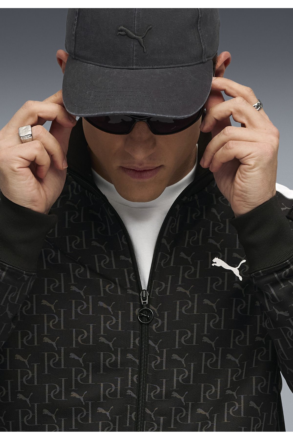 Puma-Pánská tepláková bunda T7 All-Over Print 4