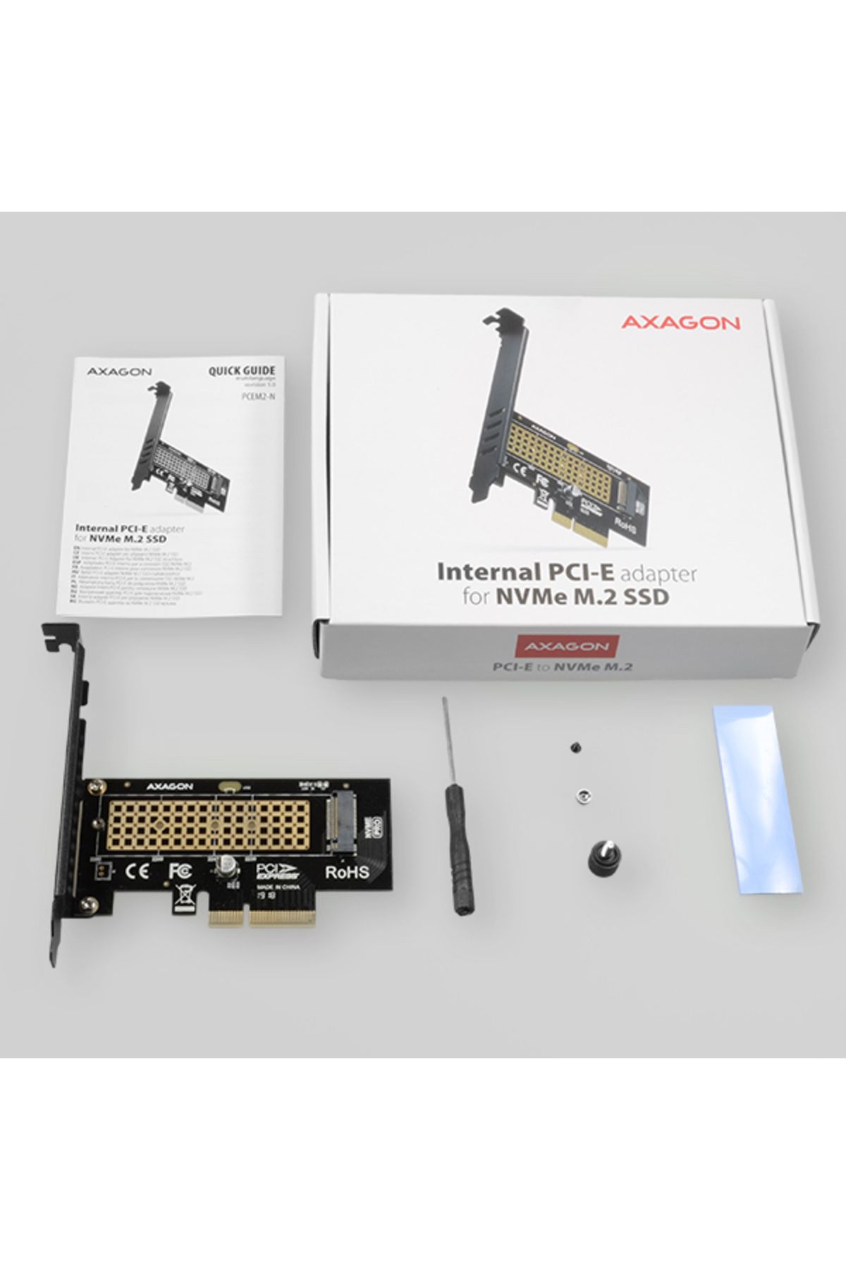 Axagon-The PCI-Express x4 internal adapter for connecting an NVMe M.2 SSD disk to a computer | 7