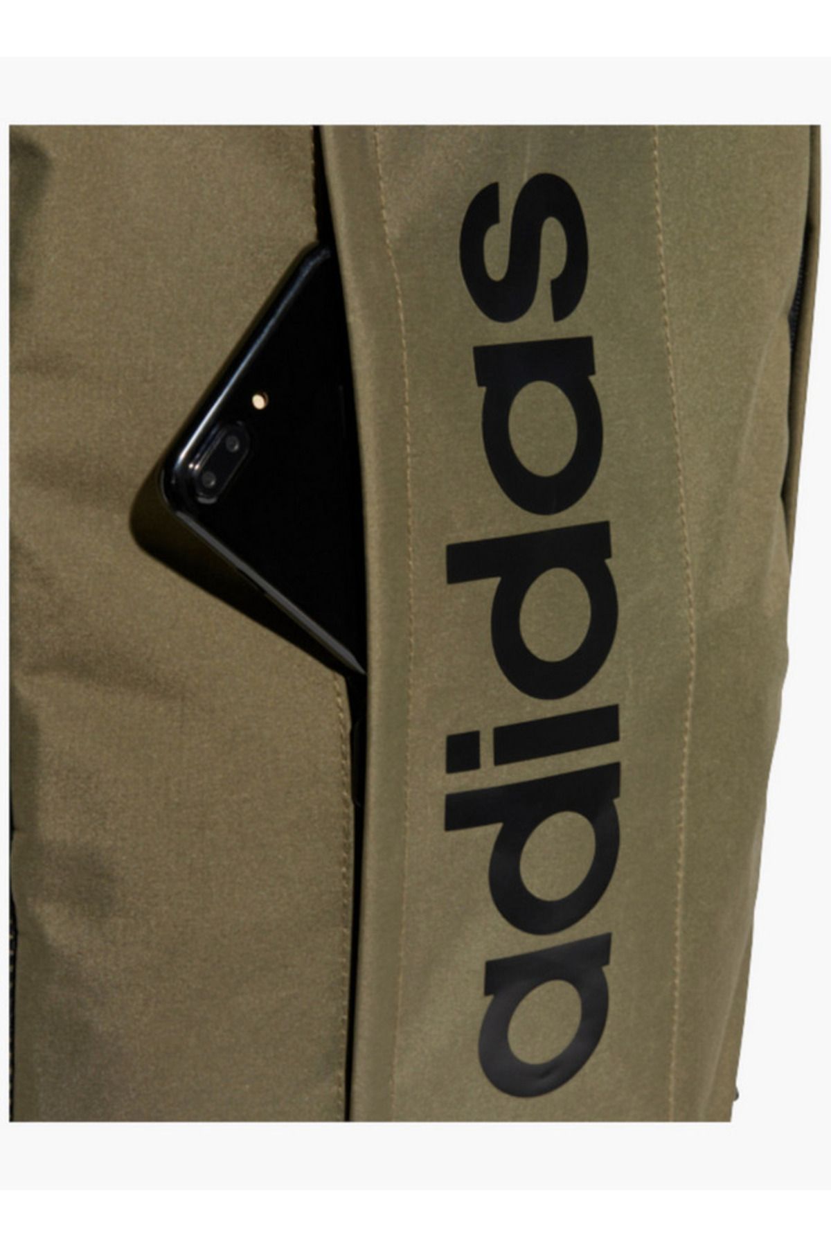 adidas-Logo Print School Backpack with Adjustable Straps and Zip Closure - 14x28x45 cms 4