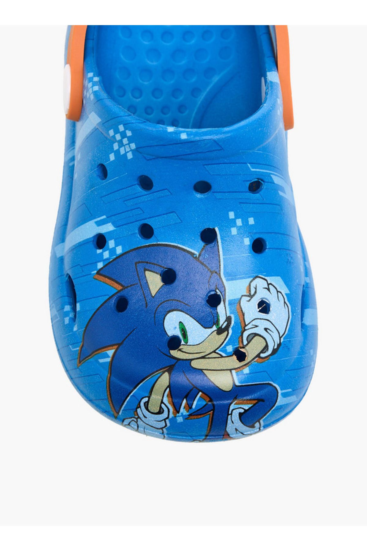 Sonic-Graphic Print Clogs with Backstrap 3