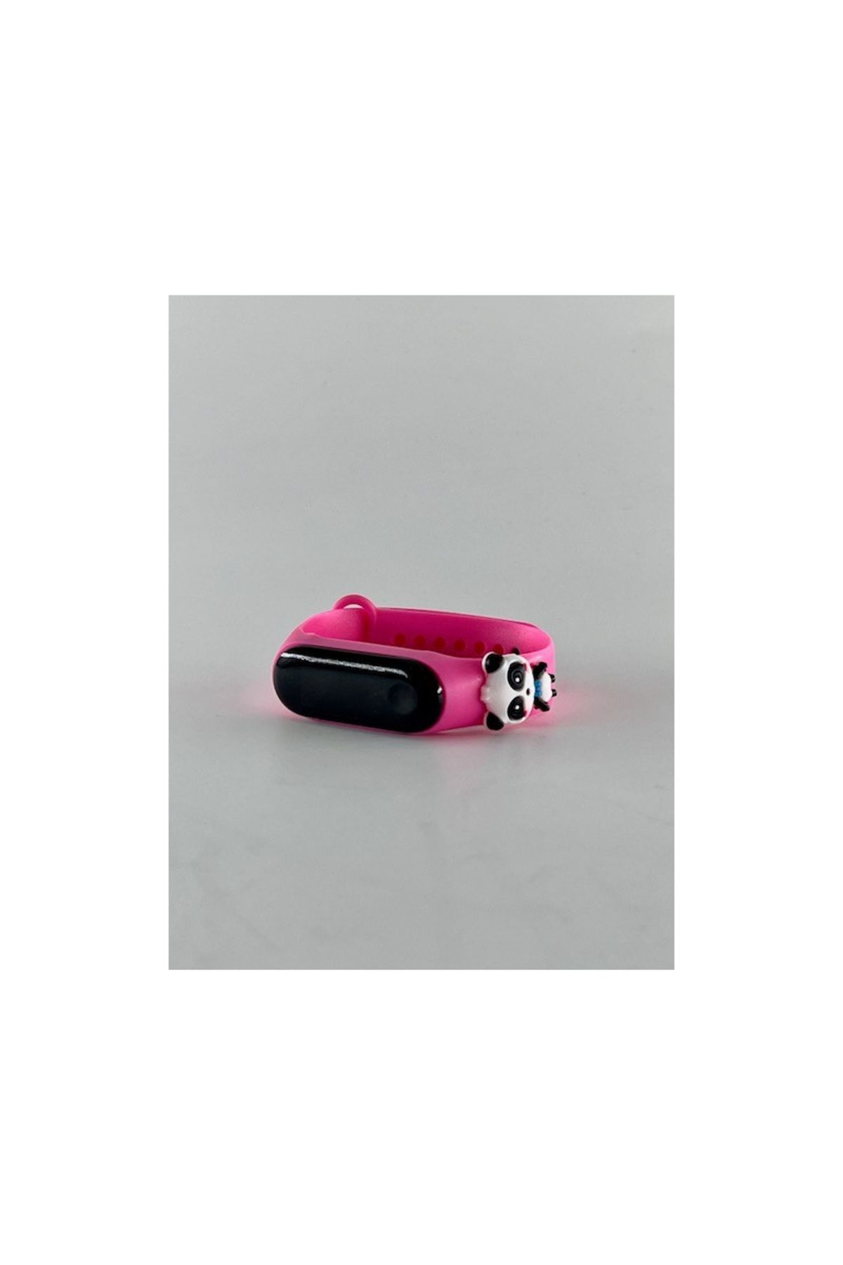 Mixbo-Children's watch, adjustable silicone bracelet, built-in battery, digital dial, panda pattern, fuchsia 3
