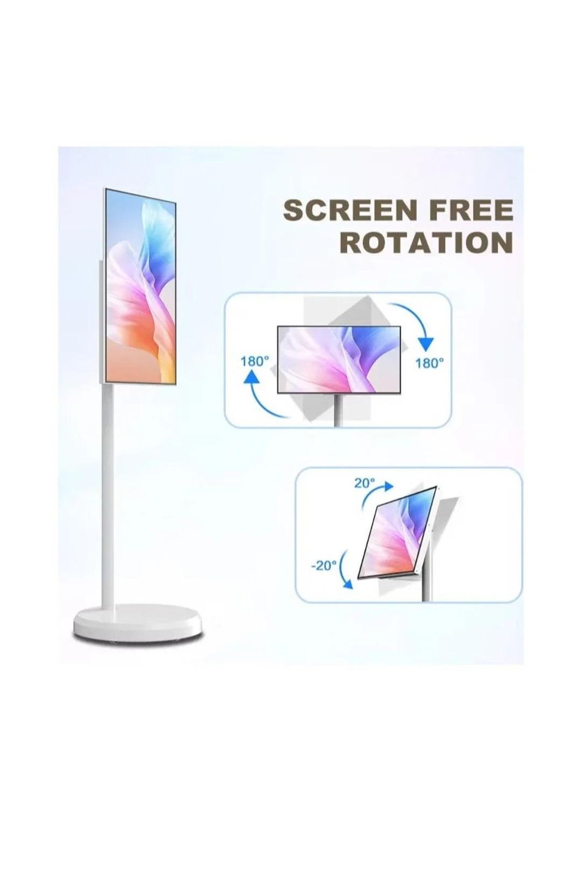Generic-Tac Tac - 21.5-inch Android Smart Touchscreen Portable Monitor with Built-in Stand, 64GB, 4GB RAM 2