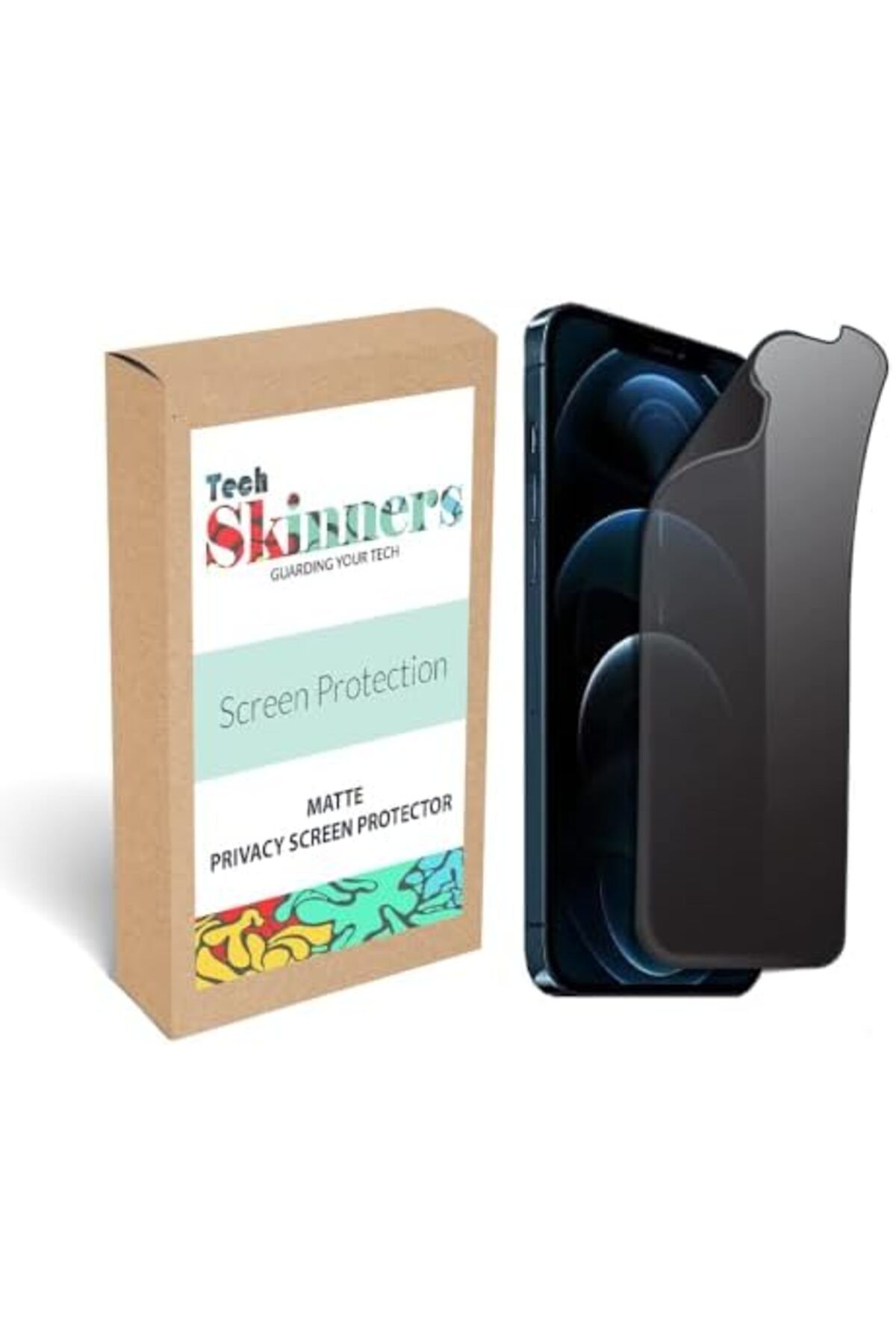 Generic-Tech Skinners [2 PCS] Matte Anti-Spy Privacy Screen Protector [Not Glass] For iPhone XS Max 1