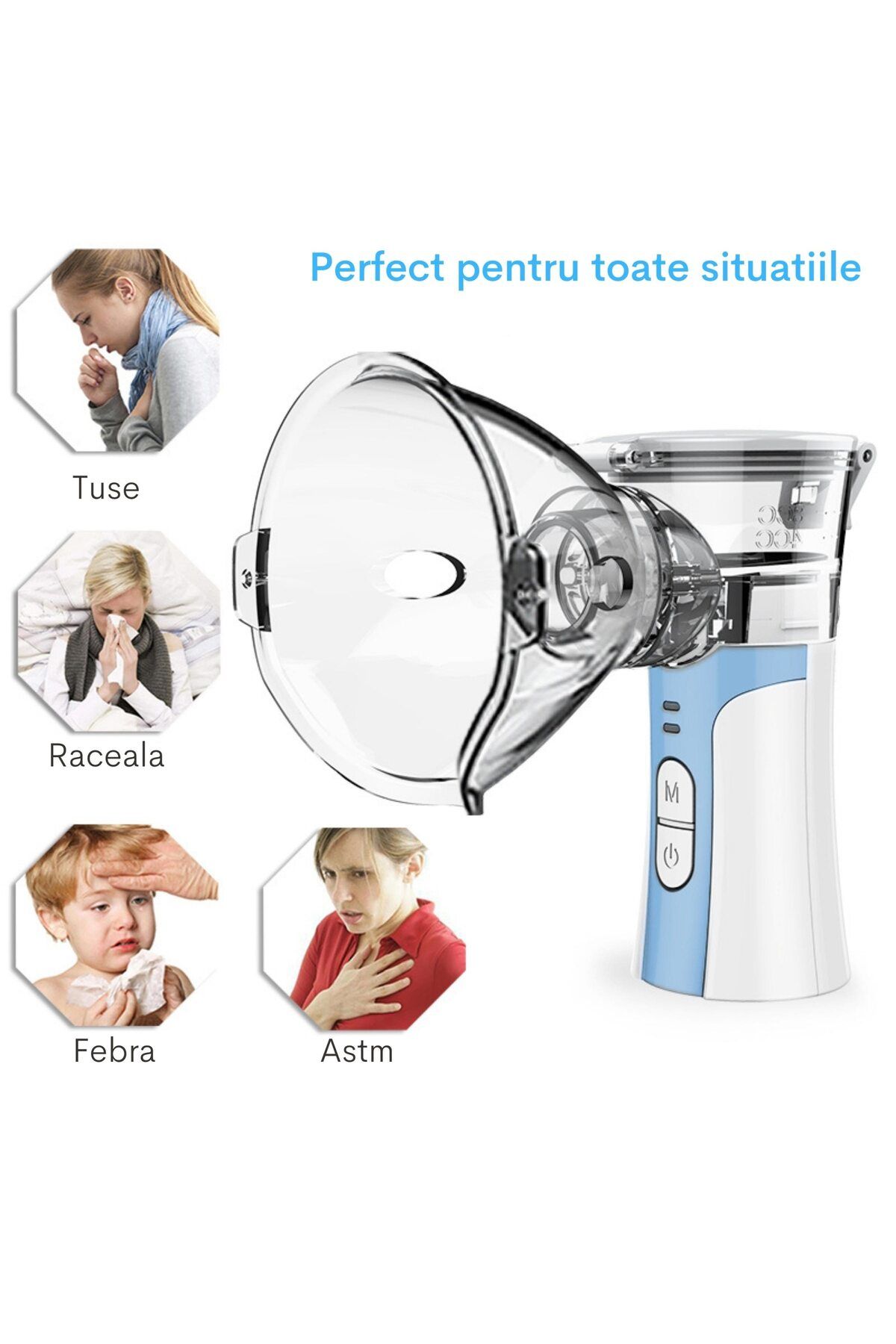 WowStep-Aerosol device, nebulizer, portable, clinically validated, ultrasonic, Mesh technology, accessories 3