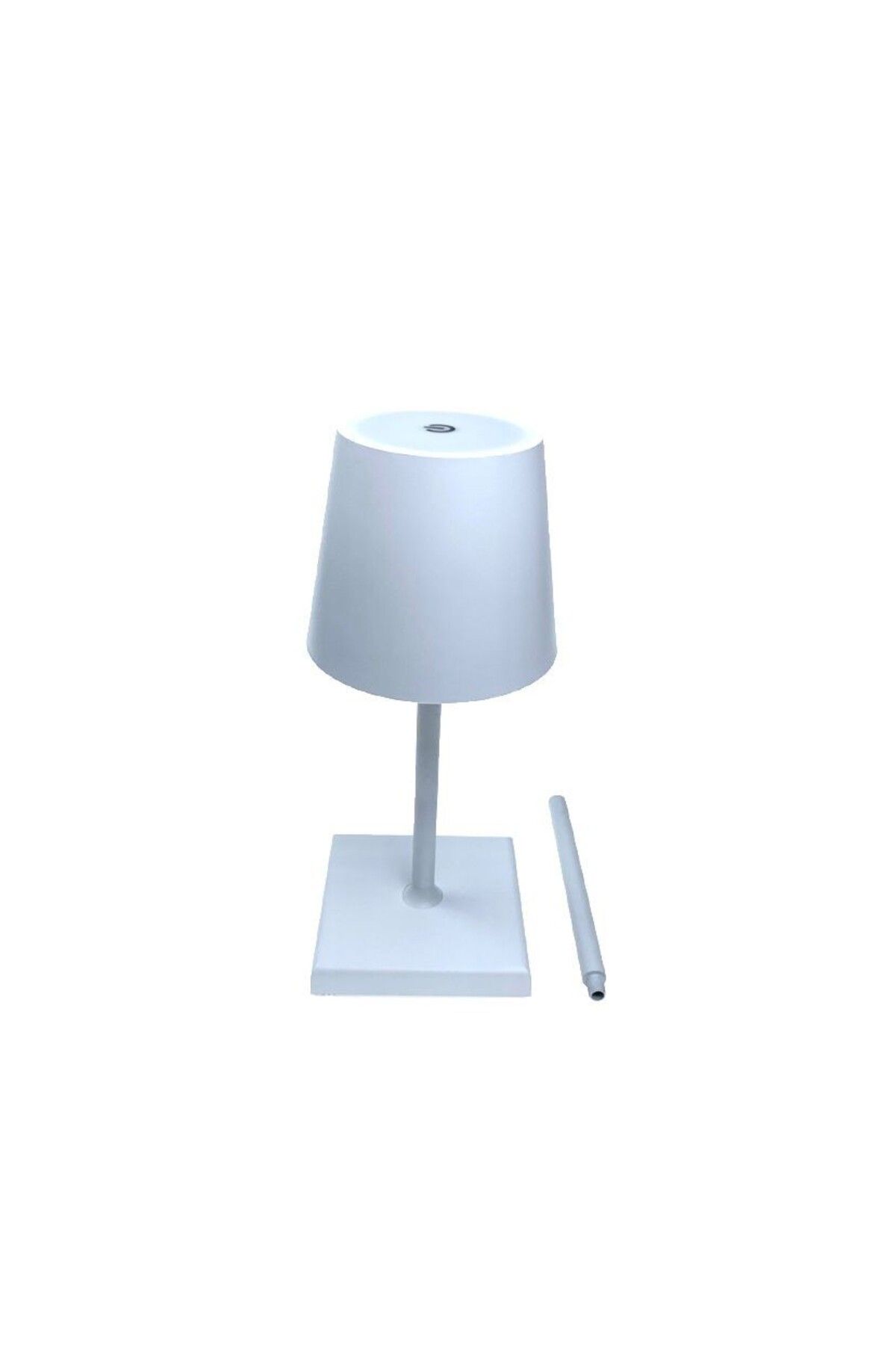 Tescomak-Rechargeable touch LED table lamp with telescopic rod, white 11