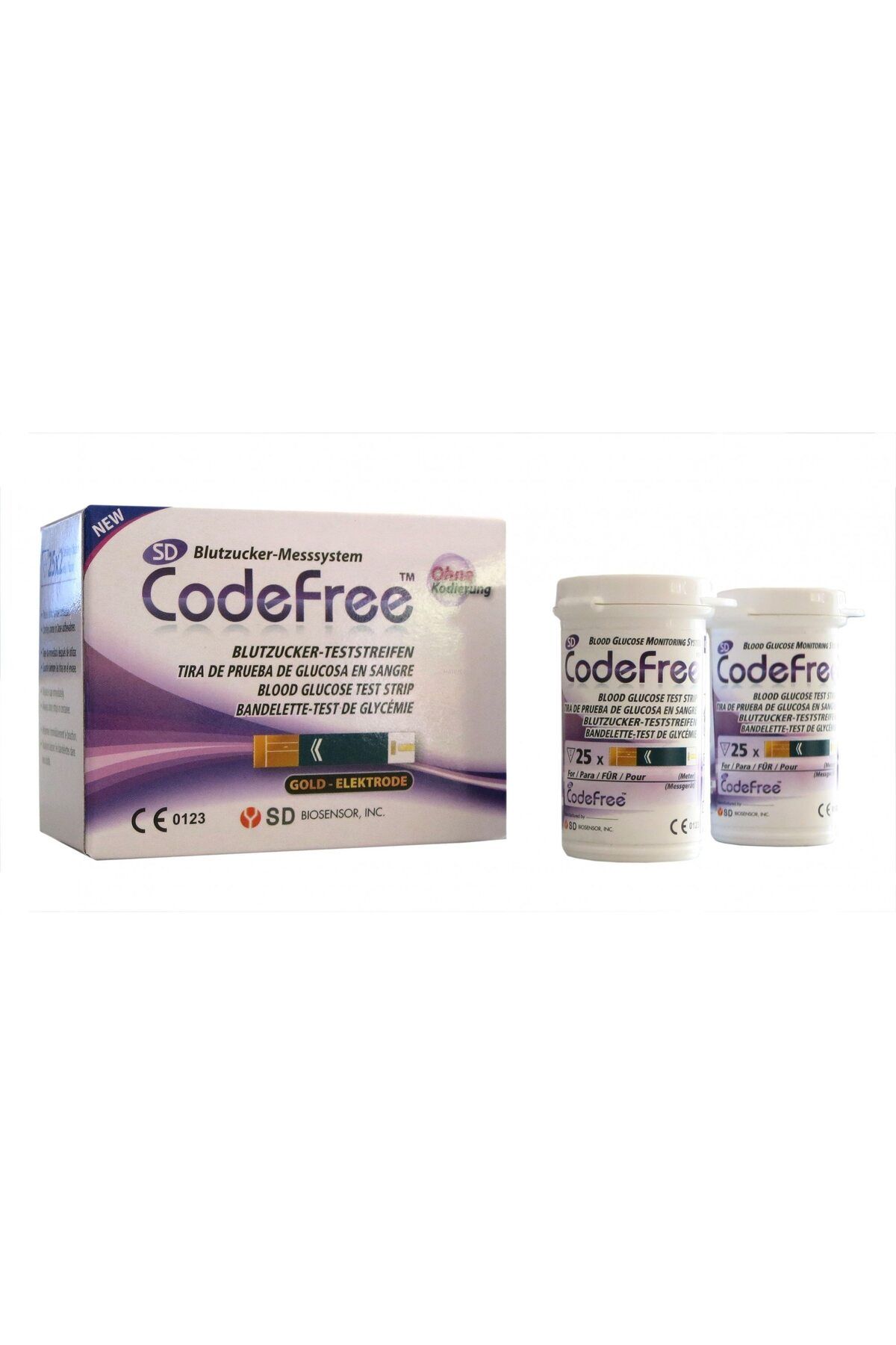 CODEBAR-Benzi de testare cu cod de diagnostic standard gratuit, 50 buc. 3