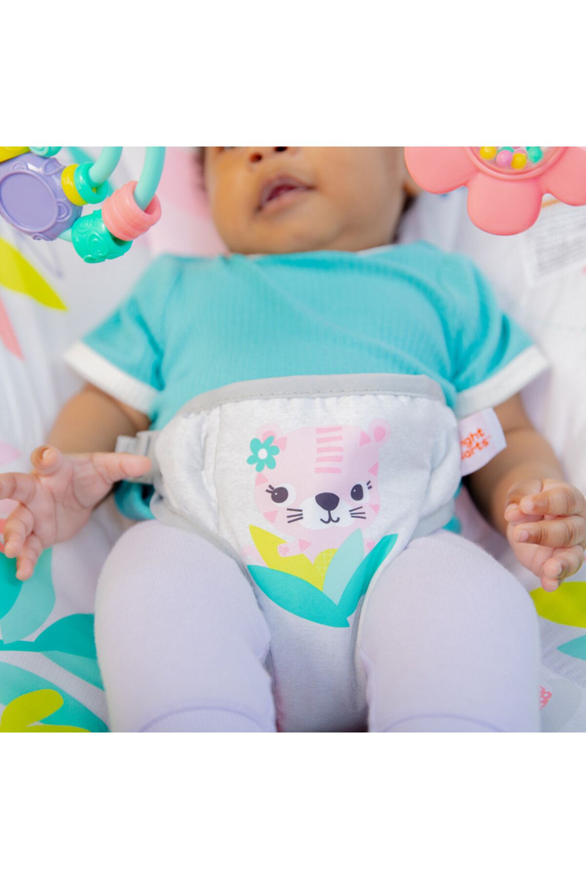 Bright Starts-Rainforest Vibes Vibrating Bouncer, 0 - 6 Months 5