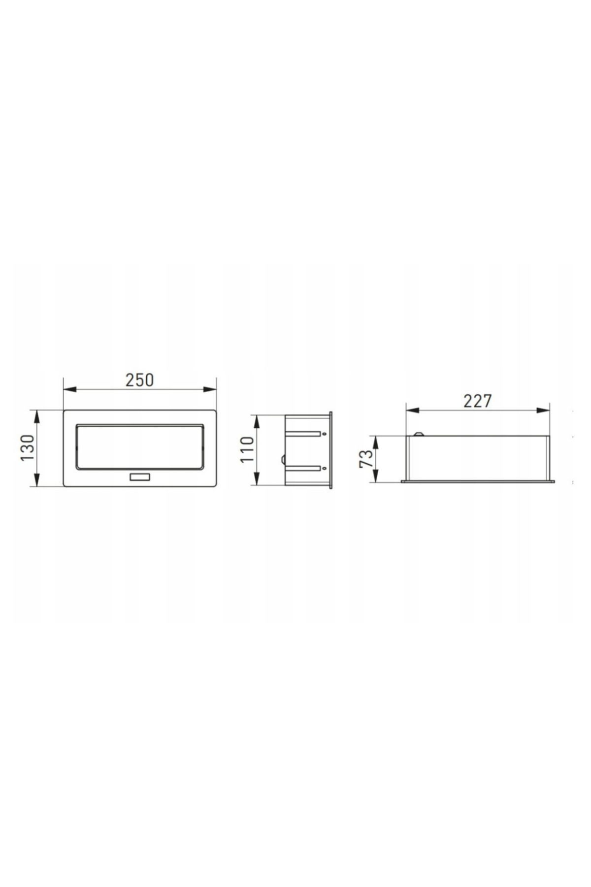 GTV-Soft Retractable Built-in Socket,GTV,2 Schuko, 1 USB-A, 1 USB-C,Cable Length 1.5m, 3600W, 20IP,White 4