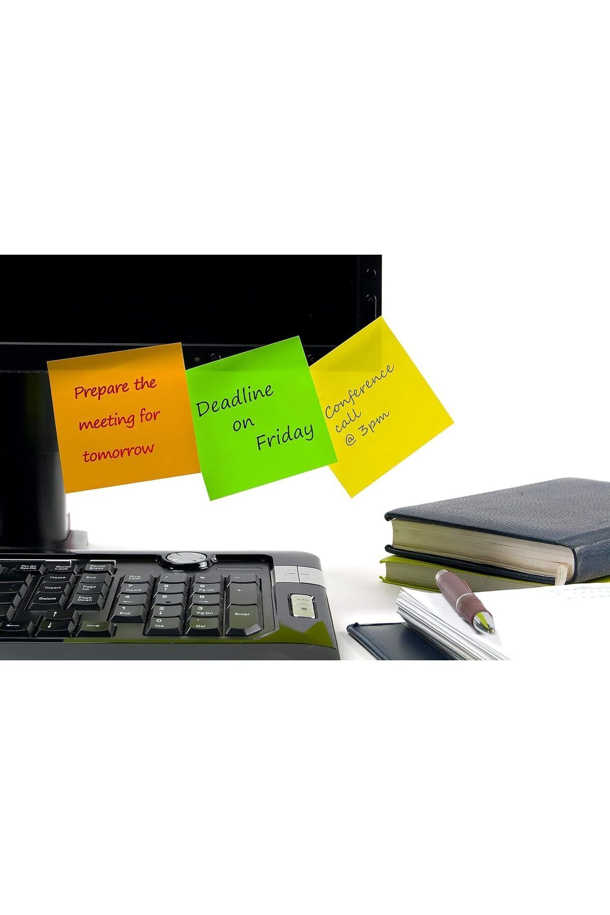Other-Sticky Notes, 4/5 Colour Paper, Multicolour Sticky Notes 76x76mm (Pack of 400 Sheets) 3