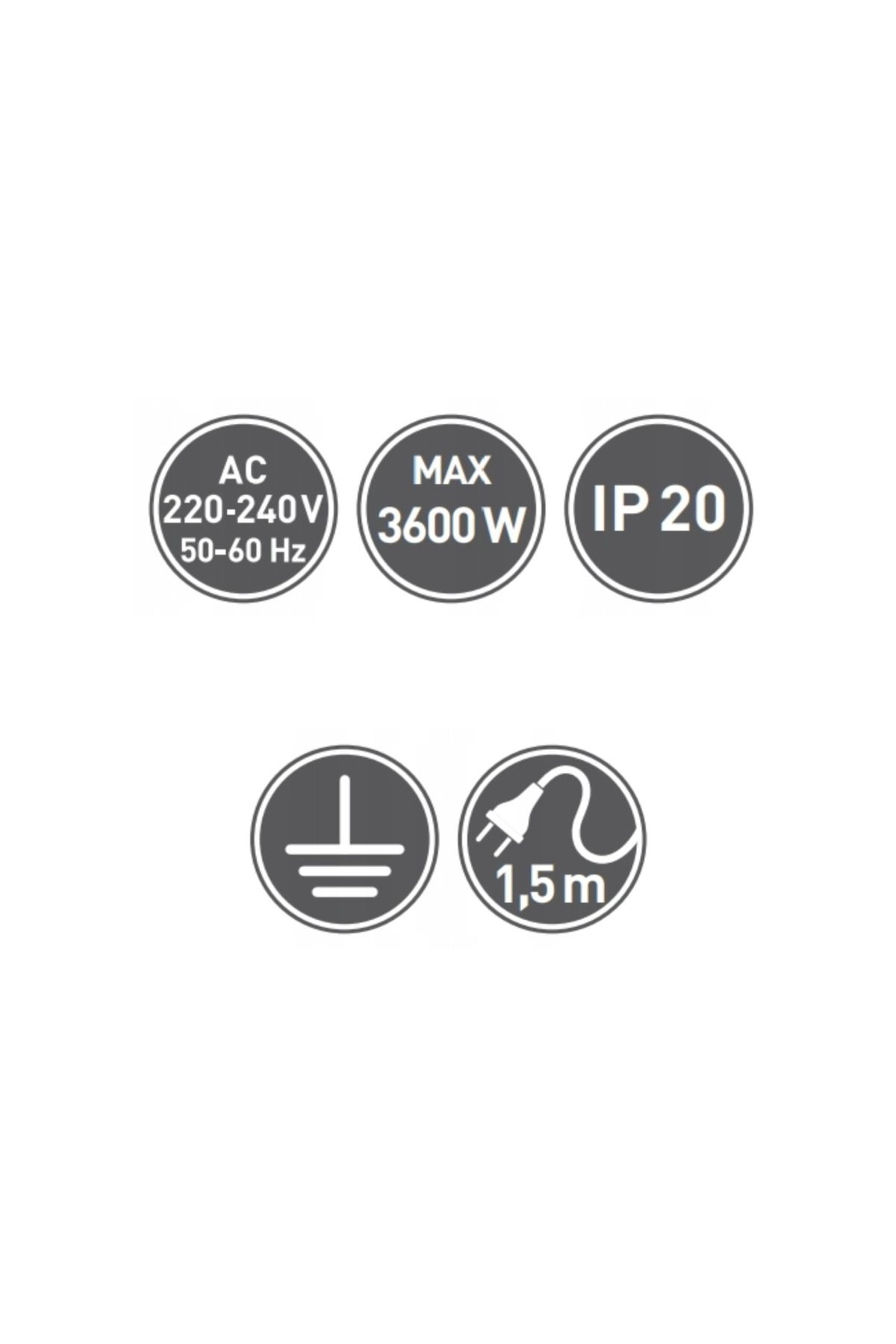 GTV-Retractable Built-in Socket Round,GTV,Diameter 60mm,3 Schuko Sockets,Cable 1.5,IP20,Max 3600W,Black 8